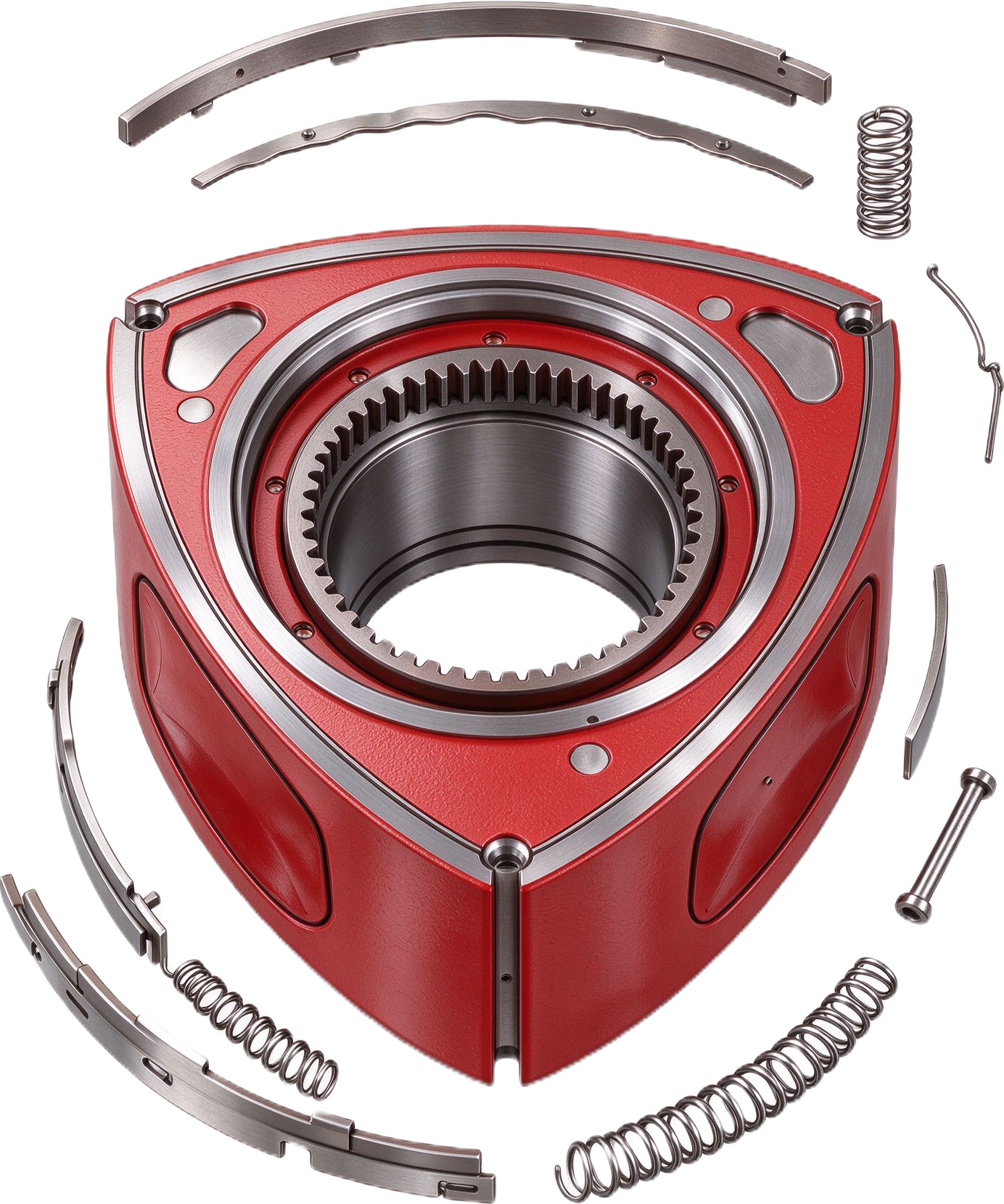Piston with sealing elements annotated picture vocabulary with labeled objects