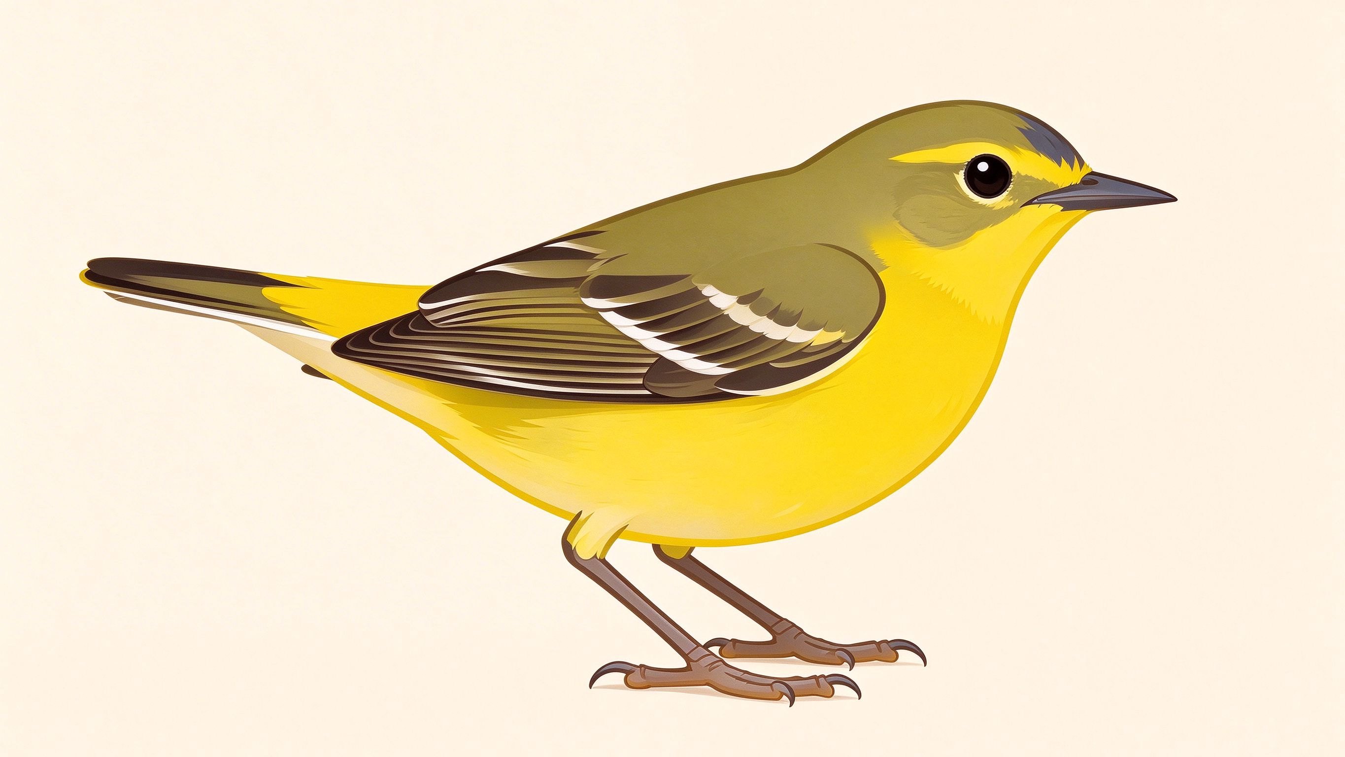 Bird anatomy annotated picture vocabulary with labeled objects