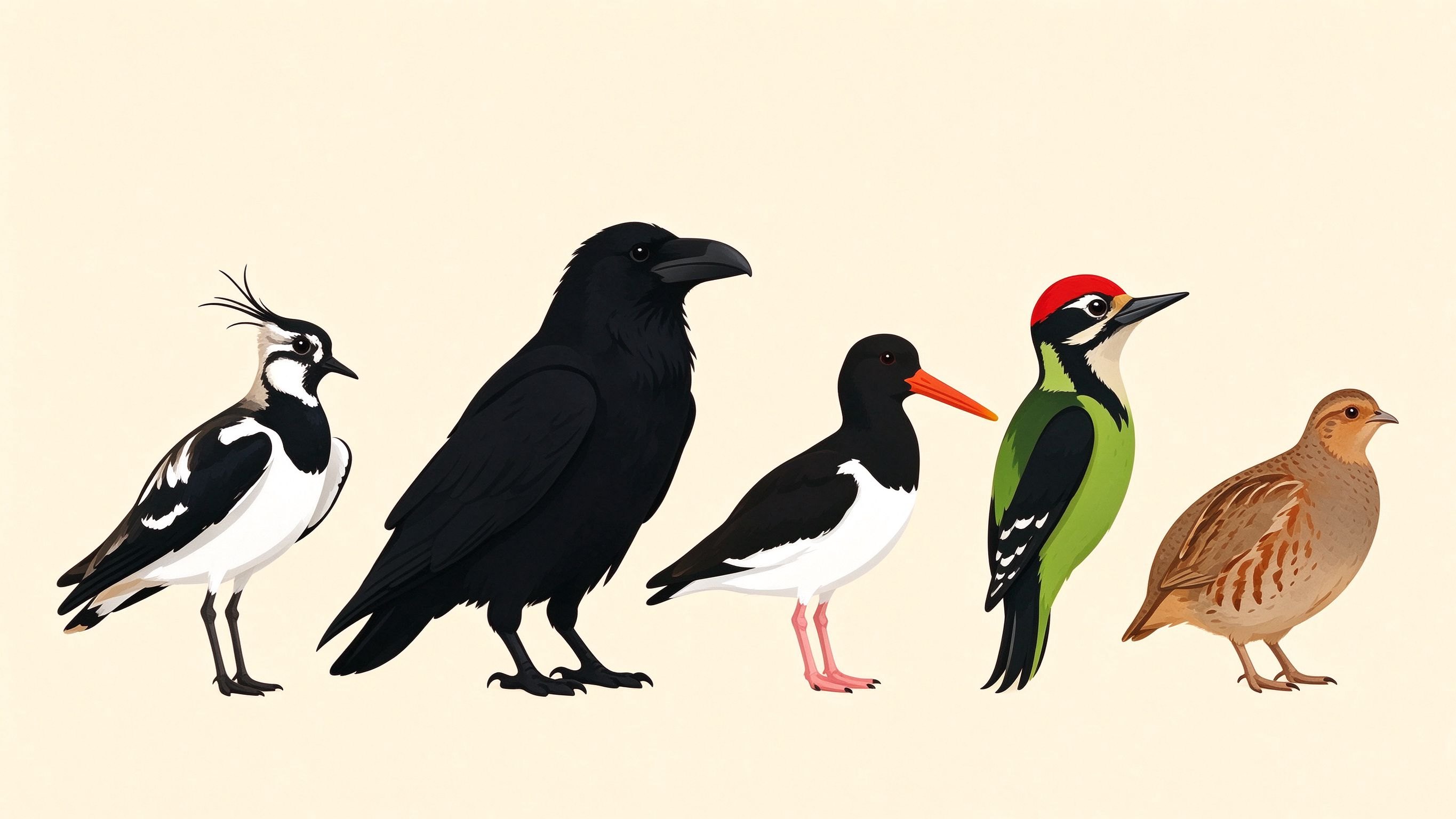 Bird examples IV annotated picture vocabulary with labeled objects