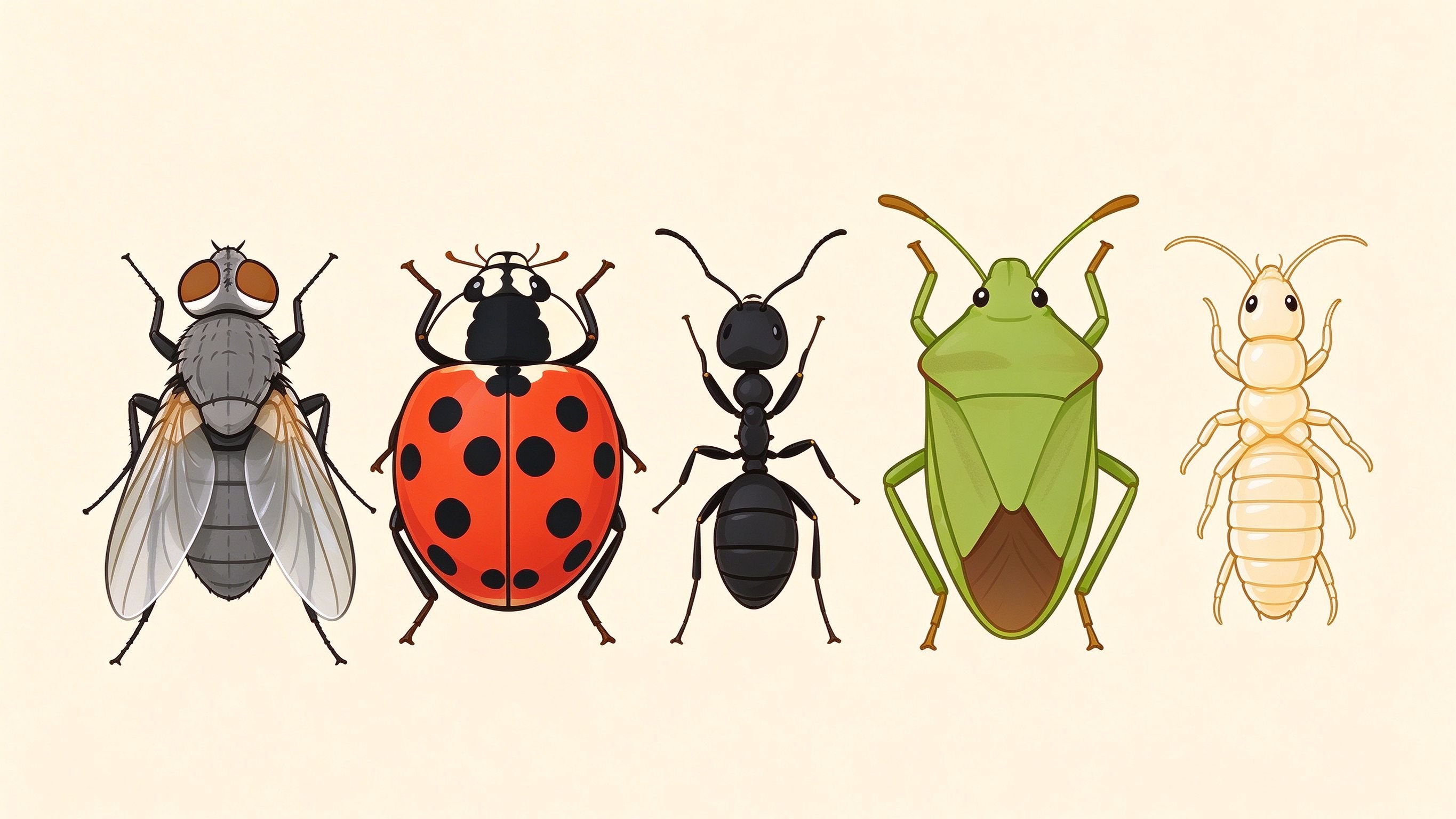 Insect examples annotated picture vocabulary with labeled objects