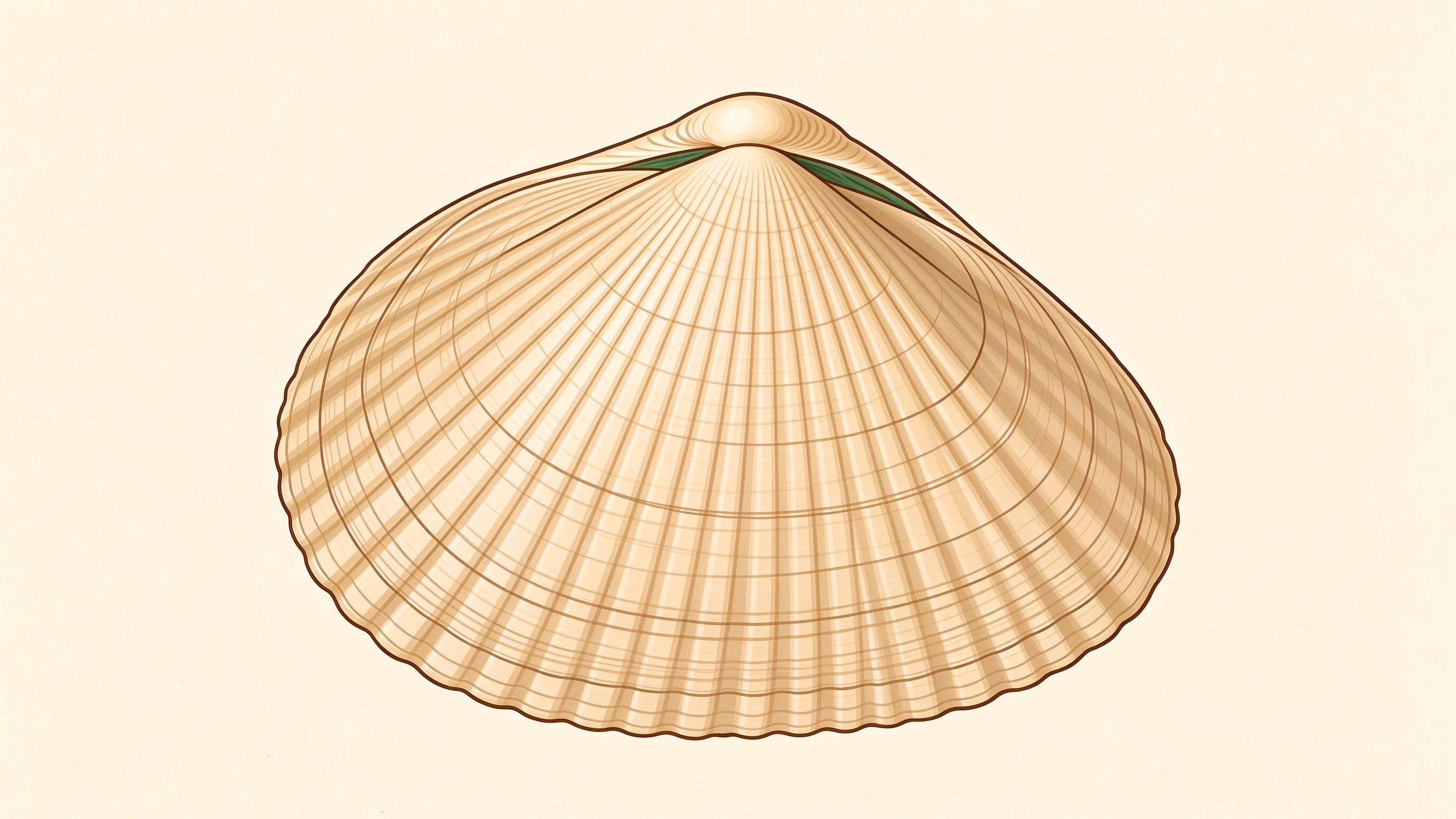 Bivalve anatomy annotated picture vocabulary with labeled objects