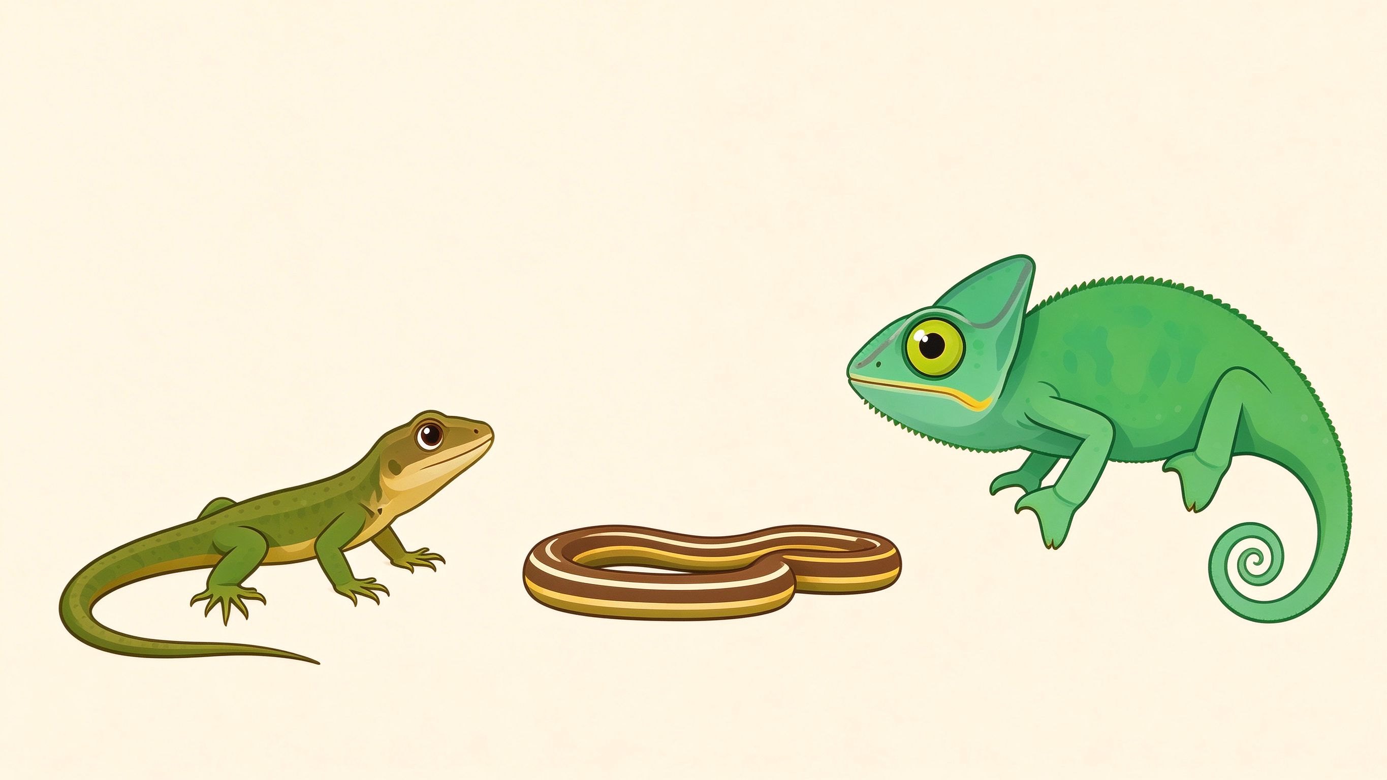 Reptile examples annotated picture vocabulary with labeled objects