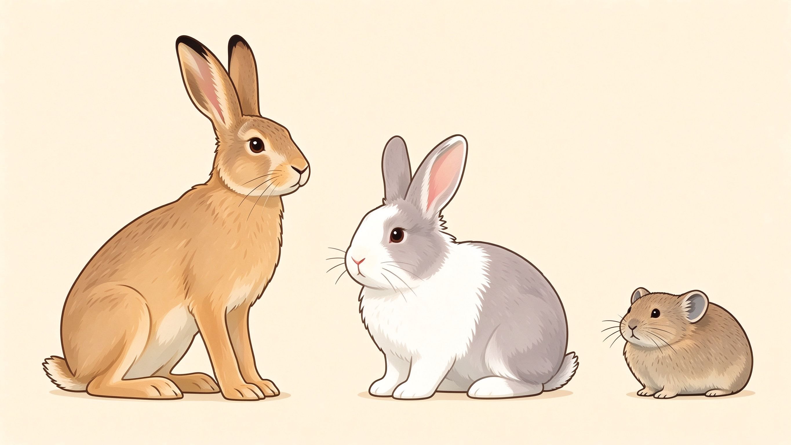 Lagomorphs annotated picture vocabulary with labeled objects