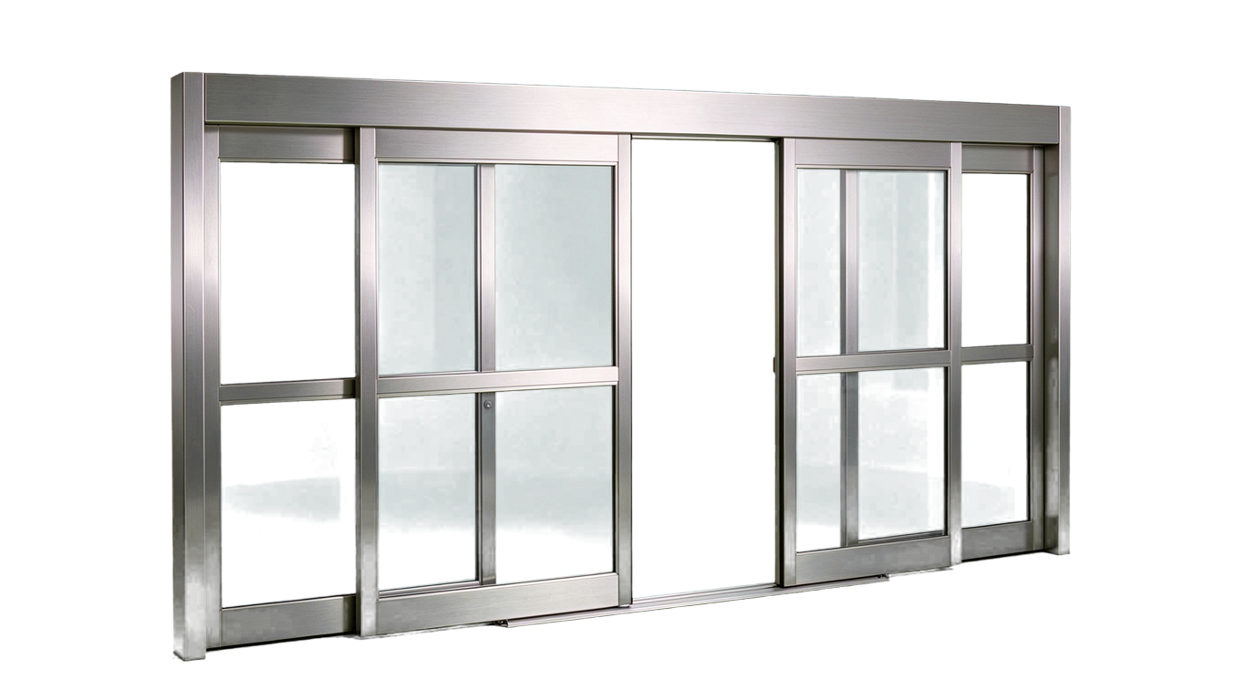 Automatic sliding door annotated picture vocabulary with labeled objects