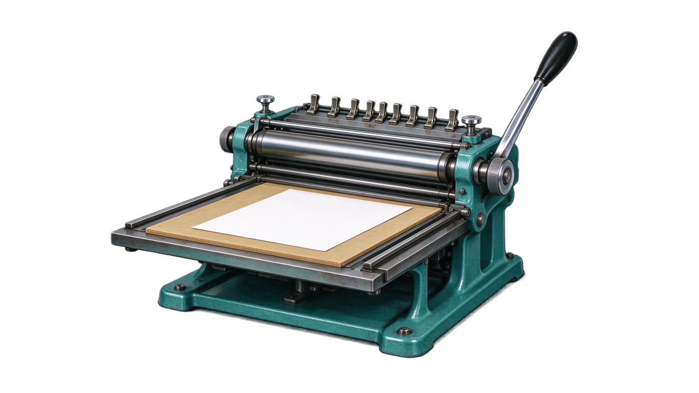 Relief Proofing Press annotated picture vocabulary with labeled objects