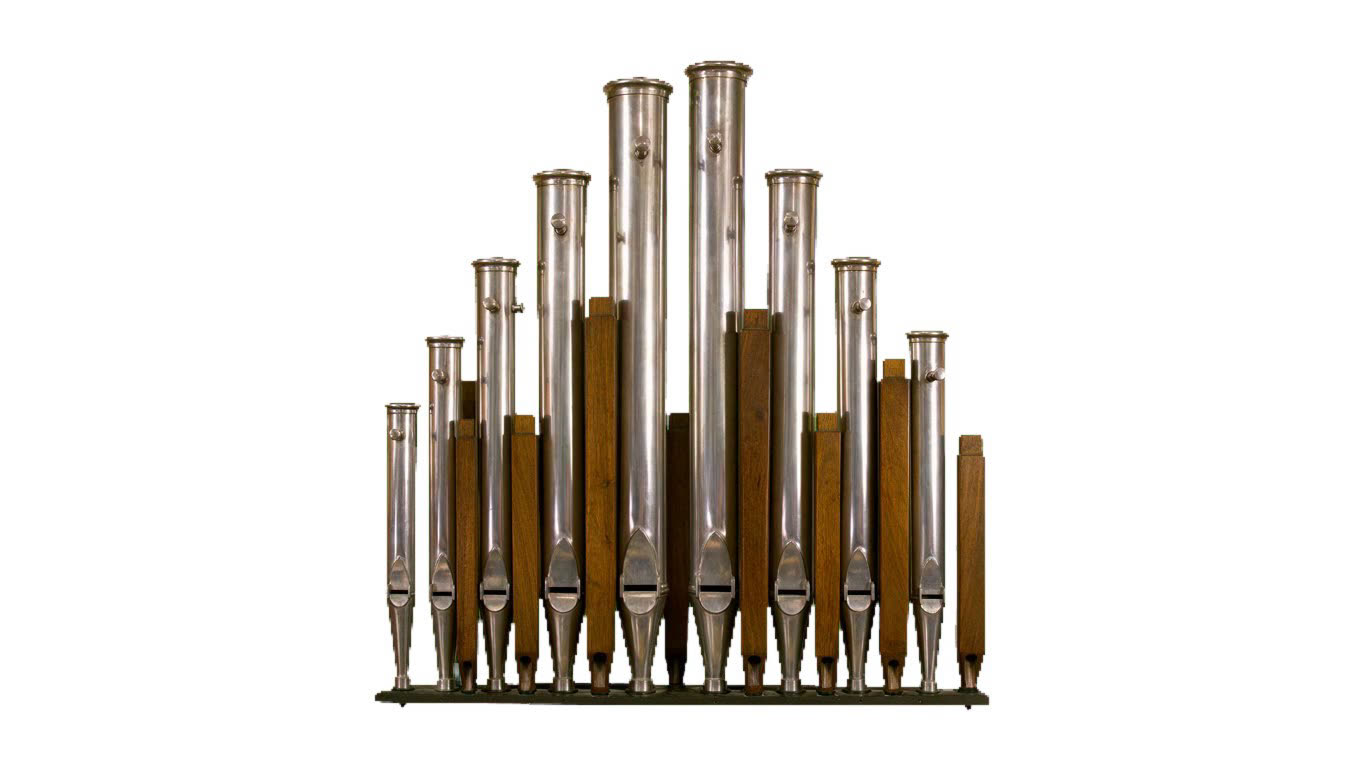 Organ Pipes annotated picture vocabulary with labeled objects