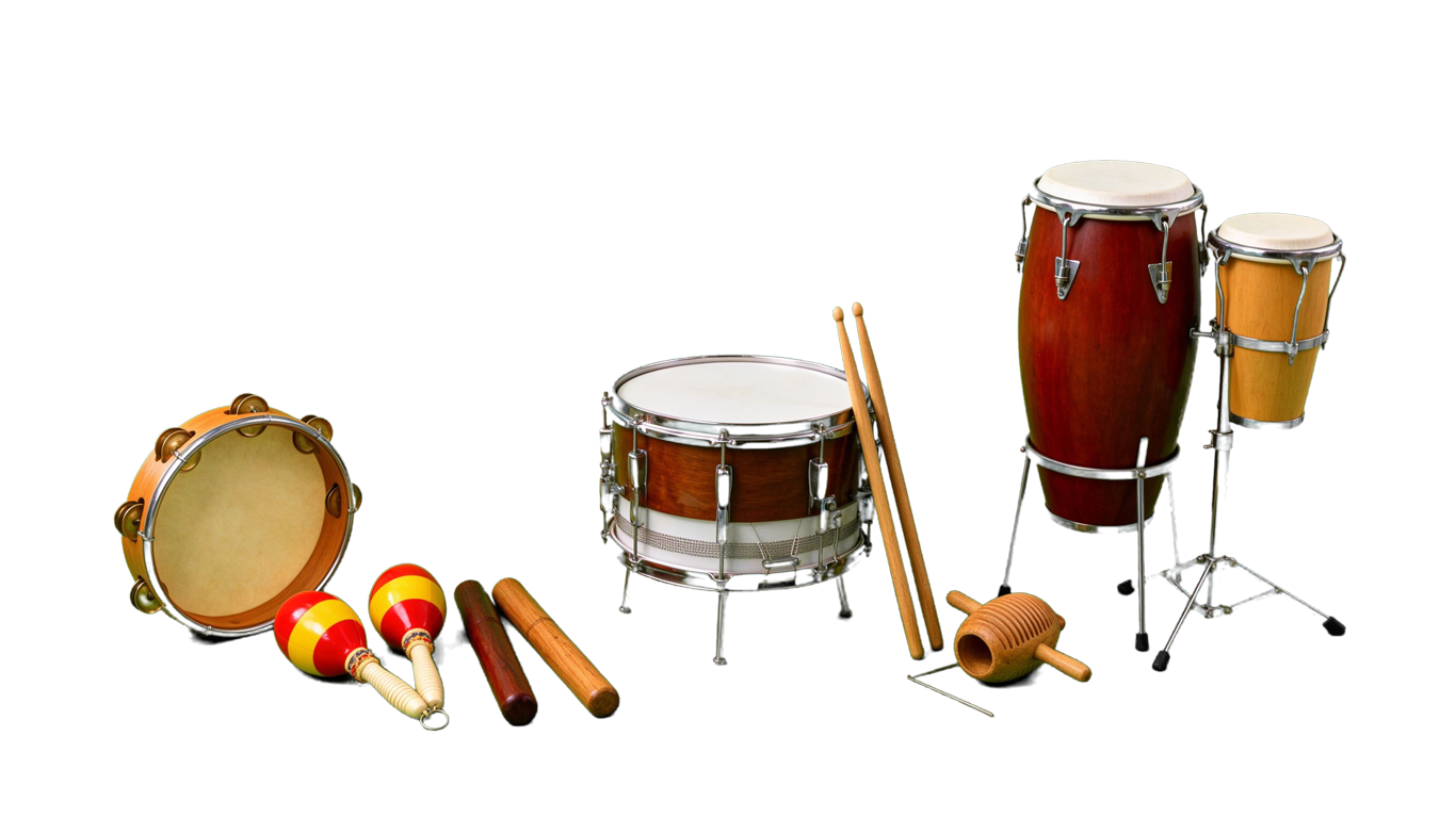 Percussion instruments 2 annotated picture vocabulary with labeled objects