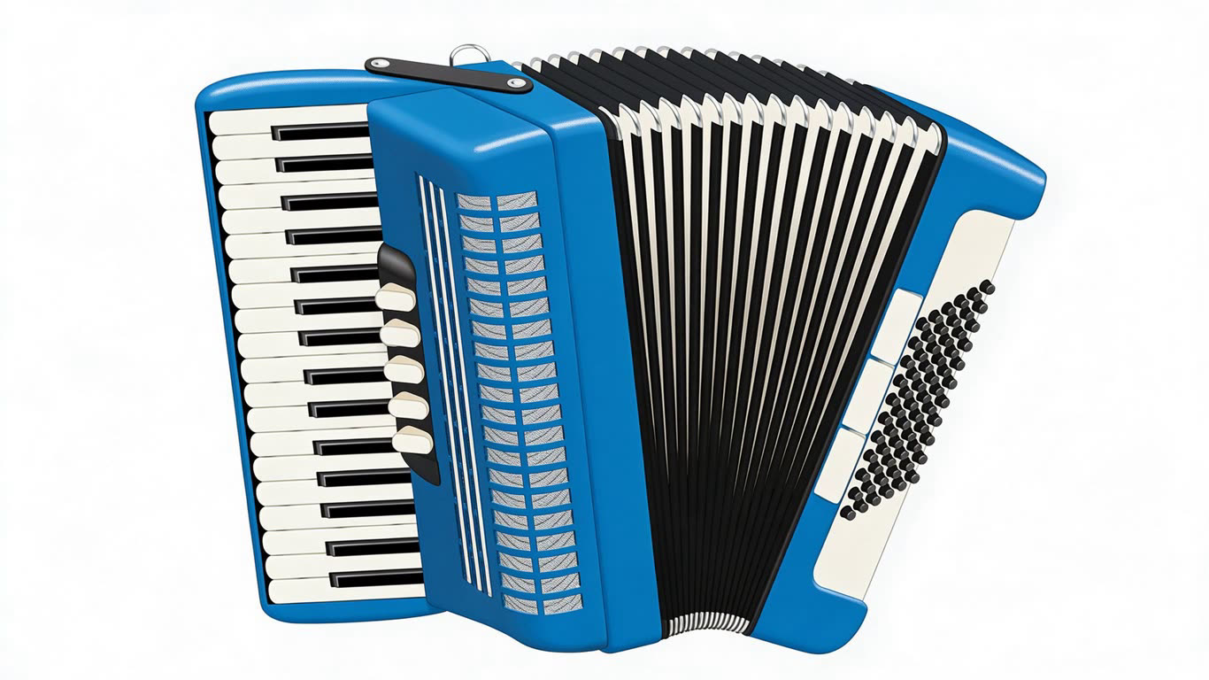 Accordion annotated picture vocabulary with labeled objects