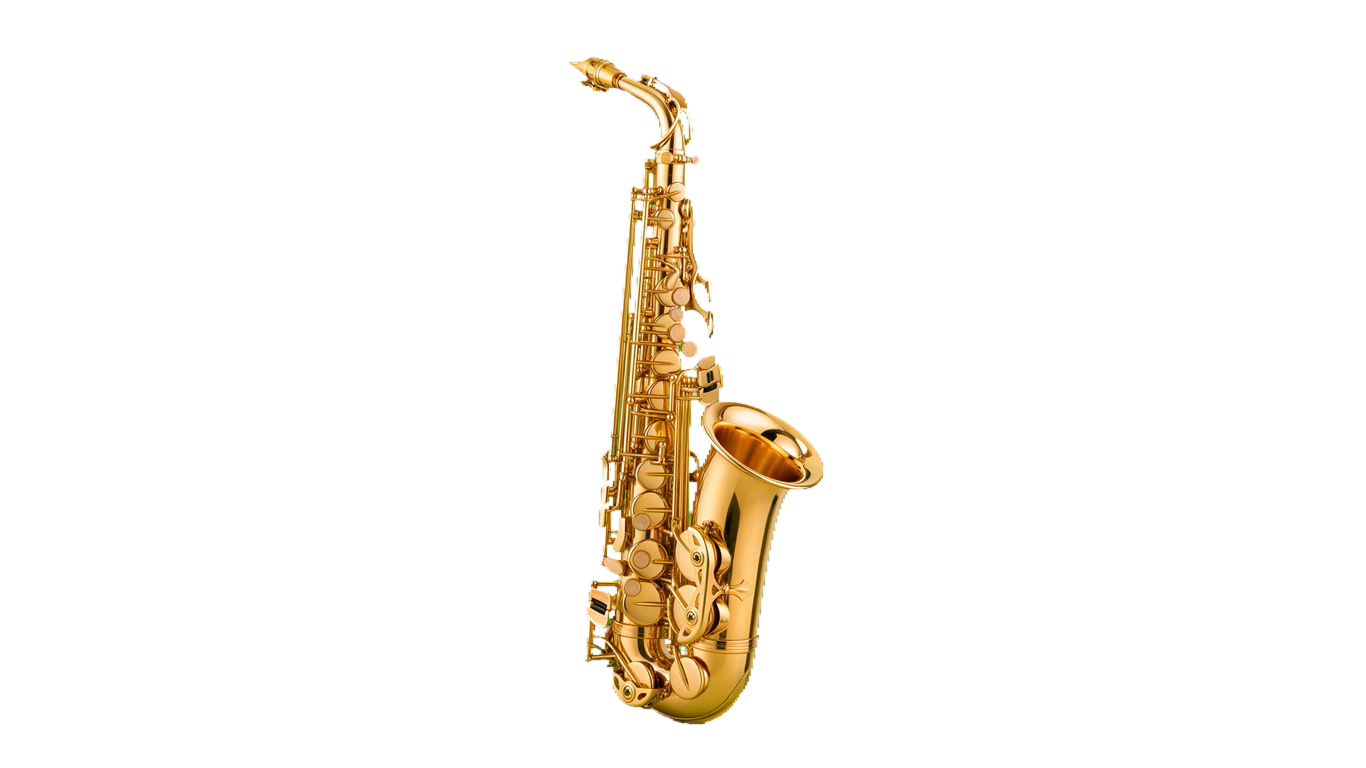 Saxophone annotated picture vocabulary with labeled objects