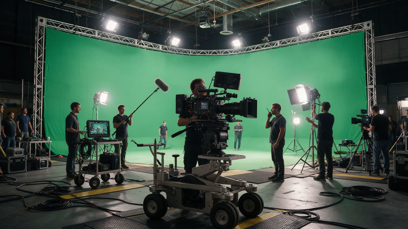Film set annotated picture vocabulary with labeled objects