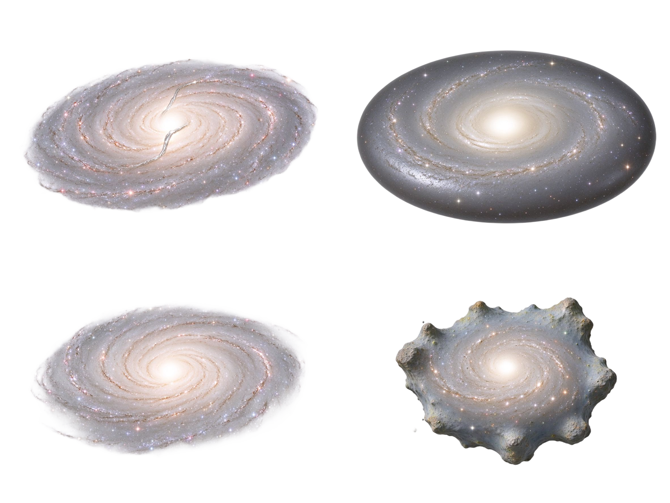 Hubble classification annotated picture vocabulary with labeled objects