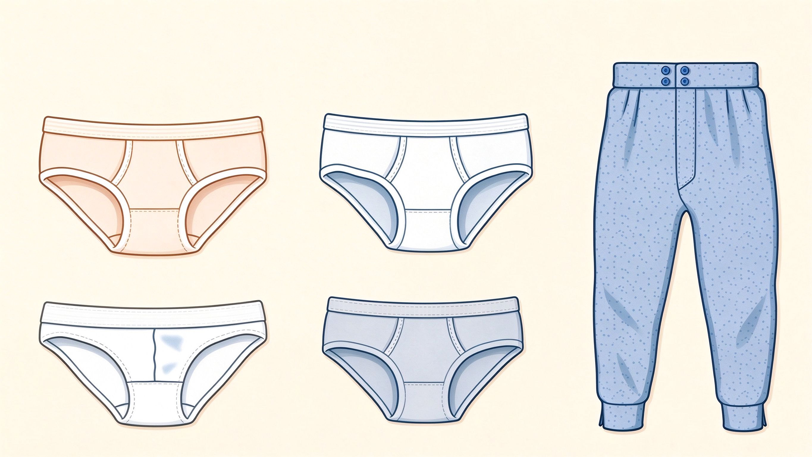 Underwear 1 annotated picture vocabulary with labeled objects
