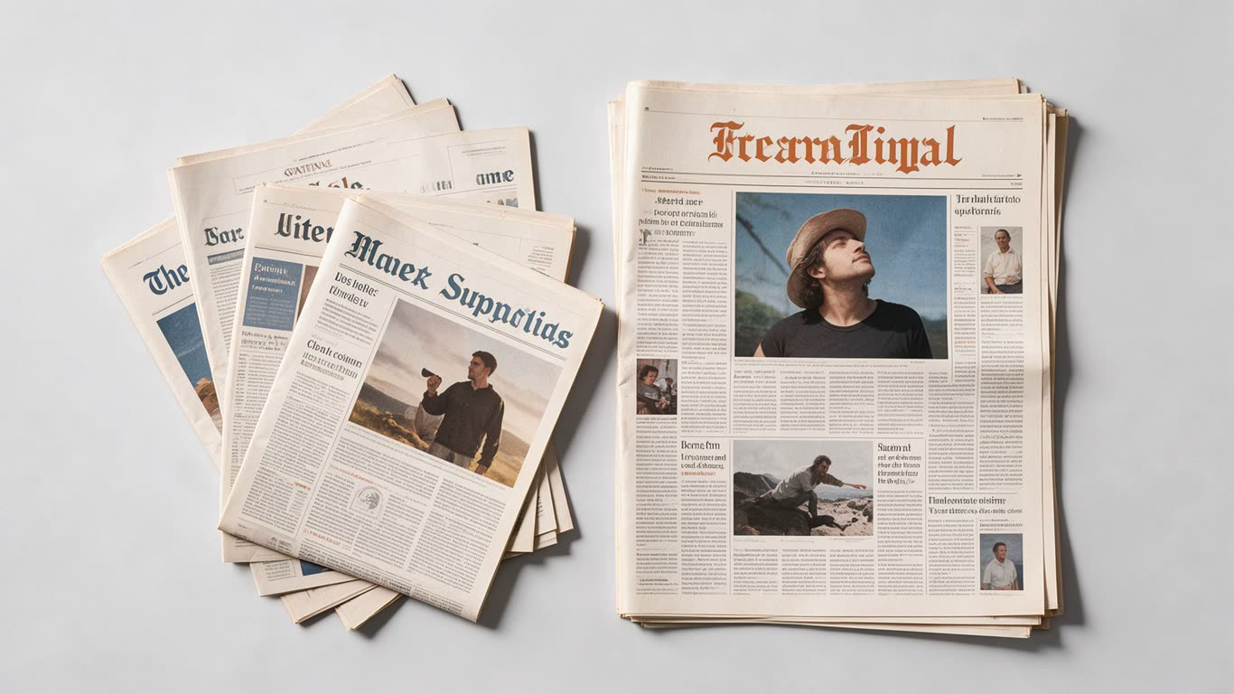 Newspaper annotated picture vocabulary with labeled objects