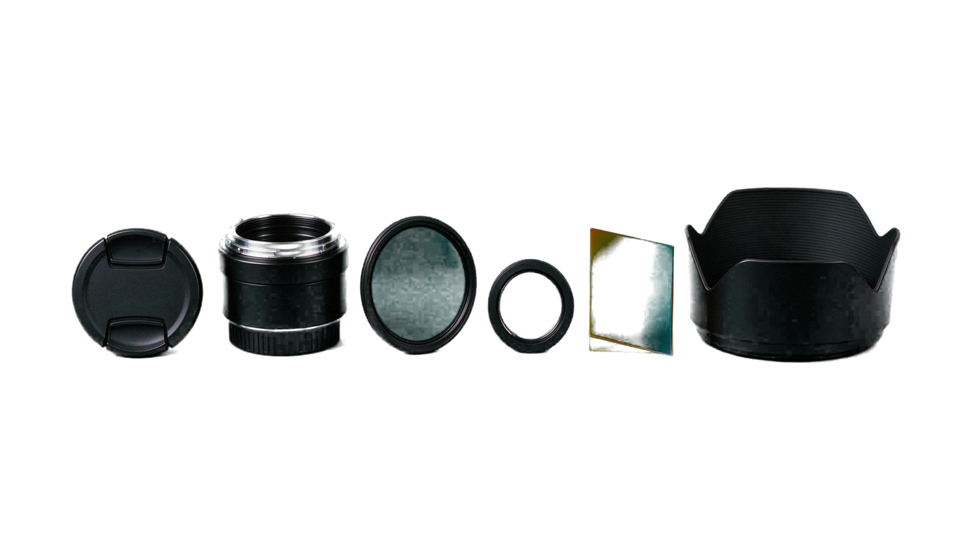 Lens accessories annotated picture vocabulary with labeled objects
