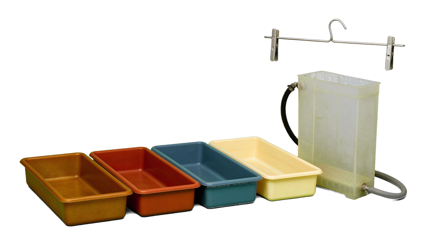 Darkroom equipment annotated picture vocabulary with labeled objects