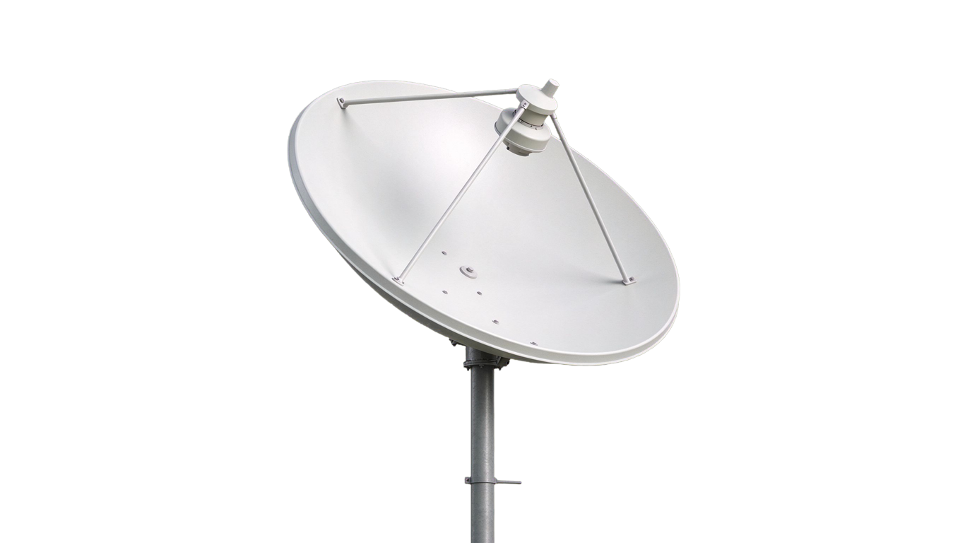 Satellite dish annotated picture vocabulary with labeled objects
