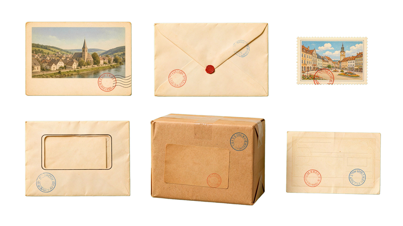 Mail annotated picture vocabulary with labeled objects