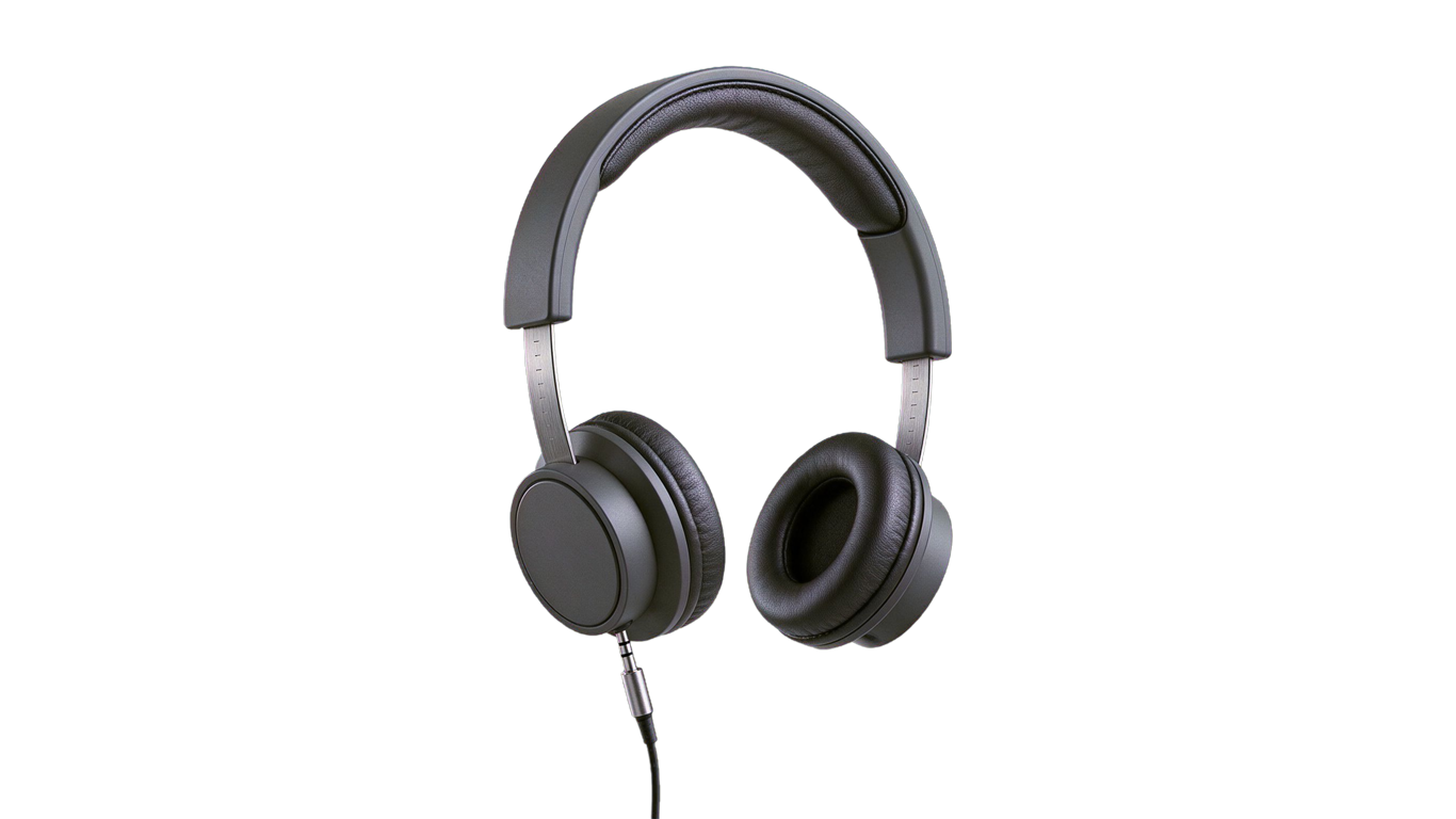 Headphones annotated picture vocabulary with labeled objects