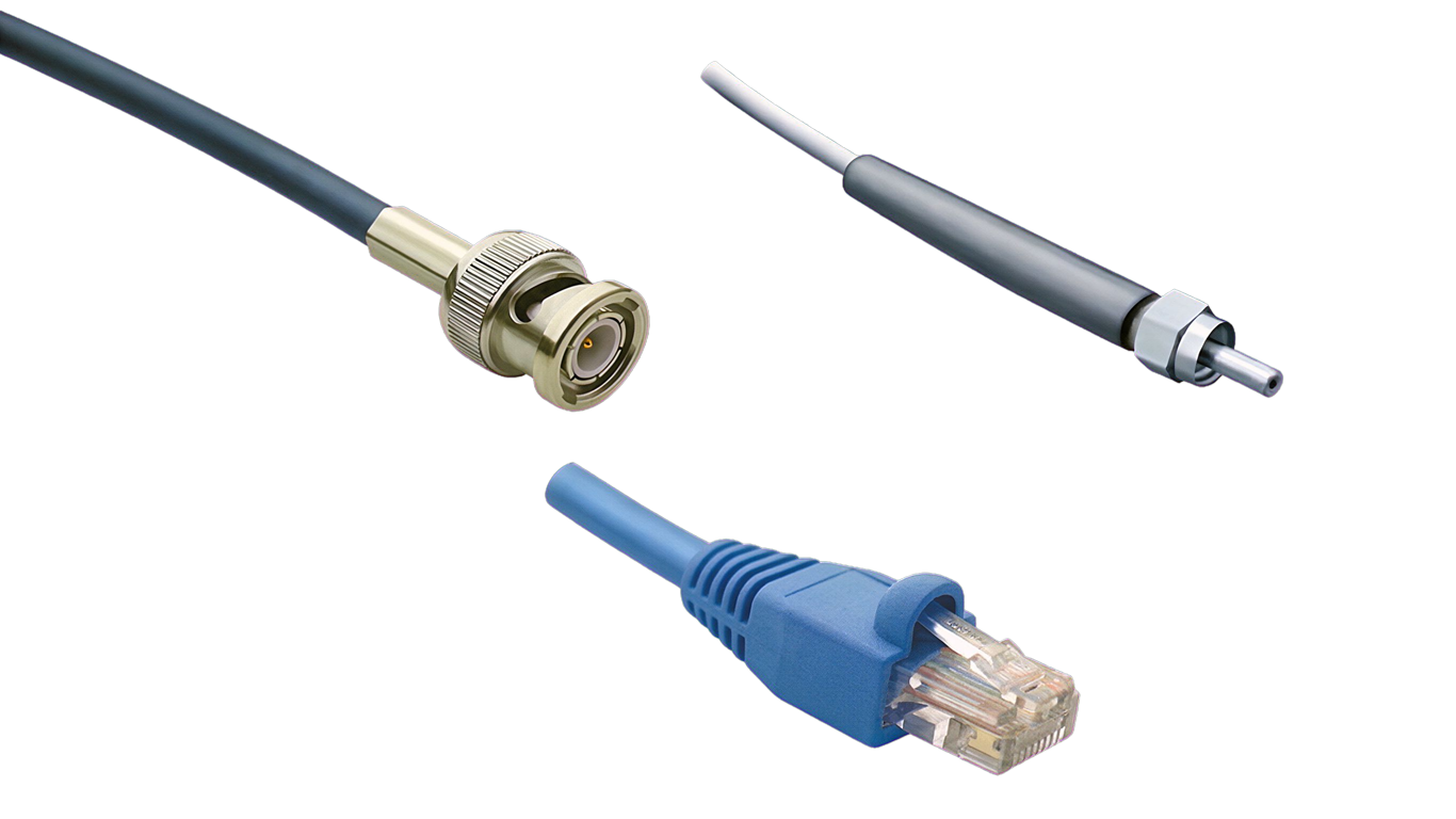 Network cable annotated picture vocabulary with labeled objects