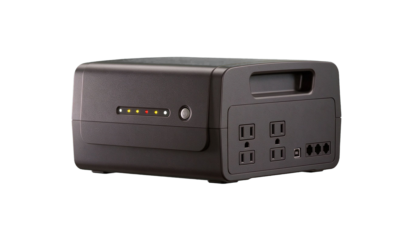 Uninterruptible power supply annotated picture vocabulary with labeled objects