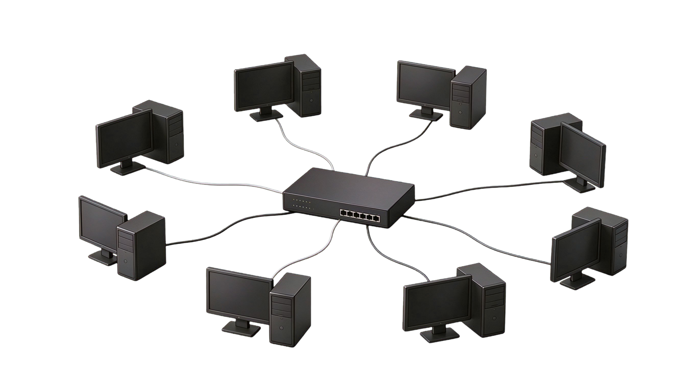 Star network annotated picture vocabulary with labeled objects