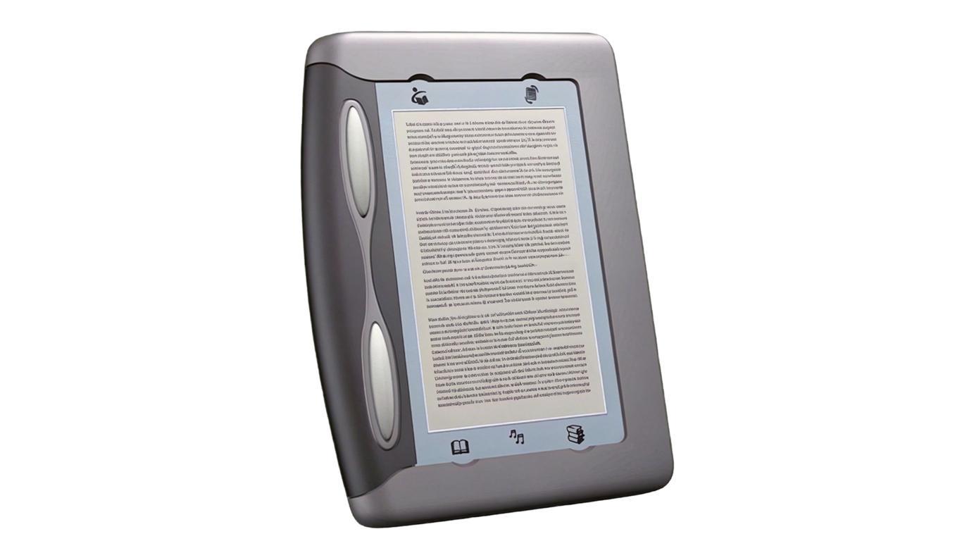 E-book reader annotated picture vocabulary with labeled objects