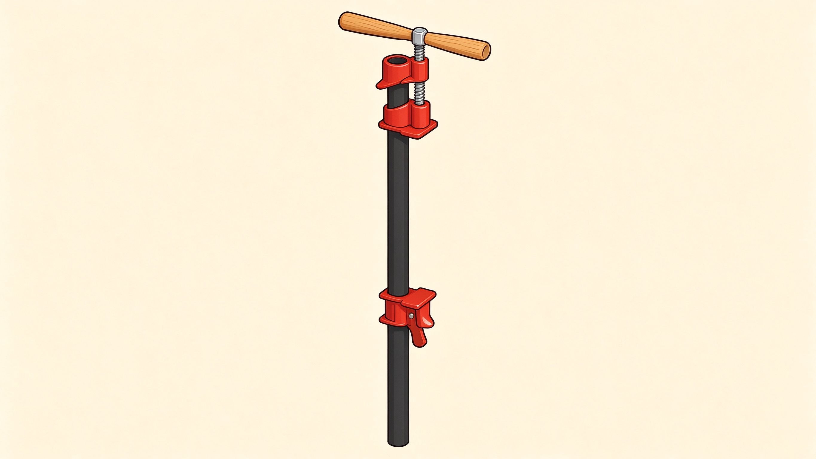 Pipe clamp annotated picture vocabulary with labeled objects