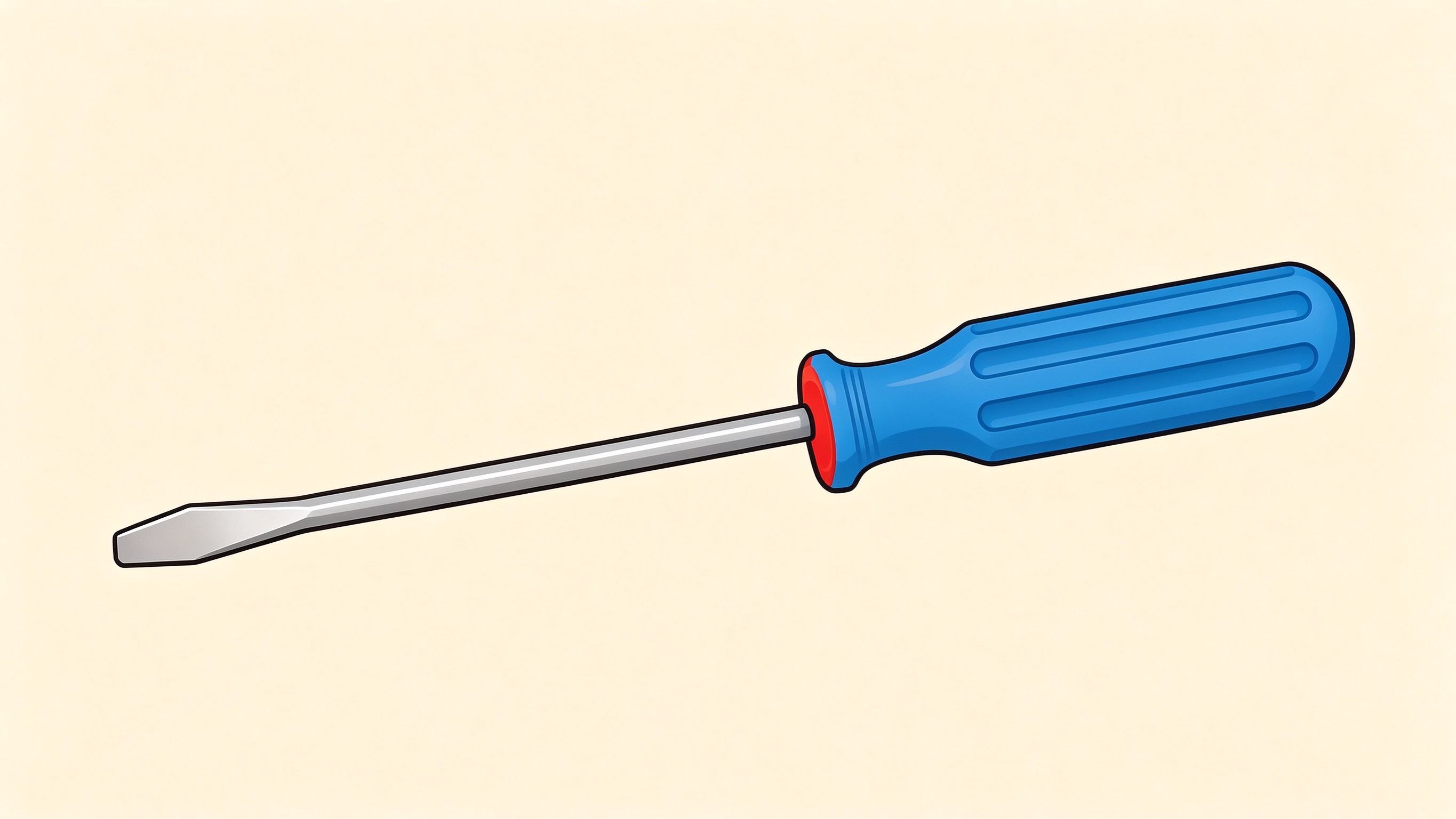 Screwdrivers annotated picture vocabulary with labeled objects