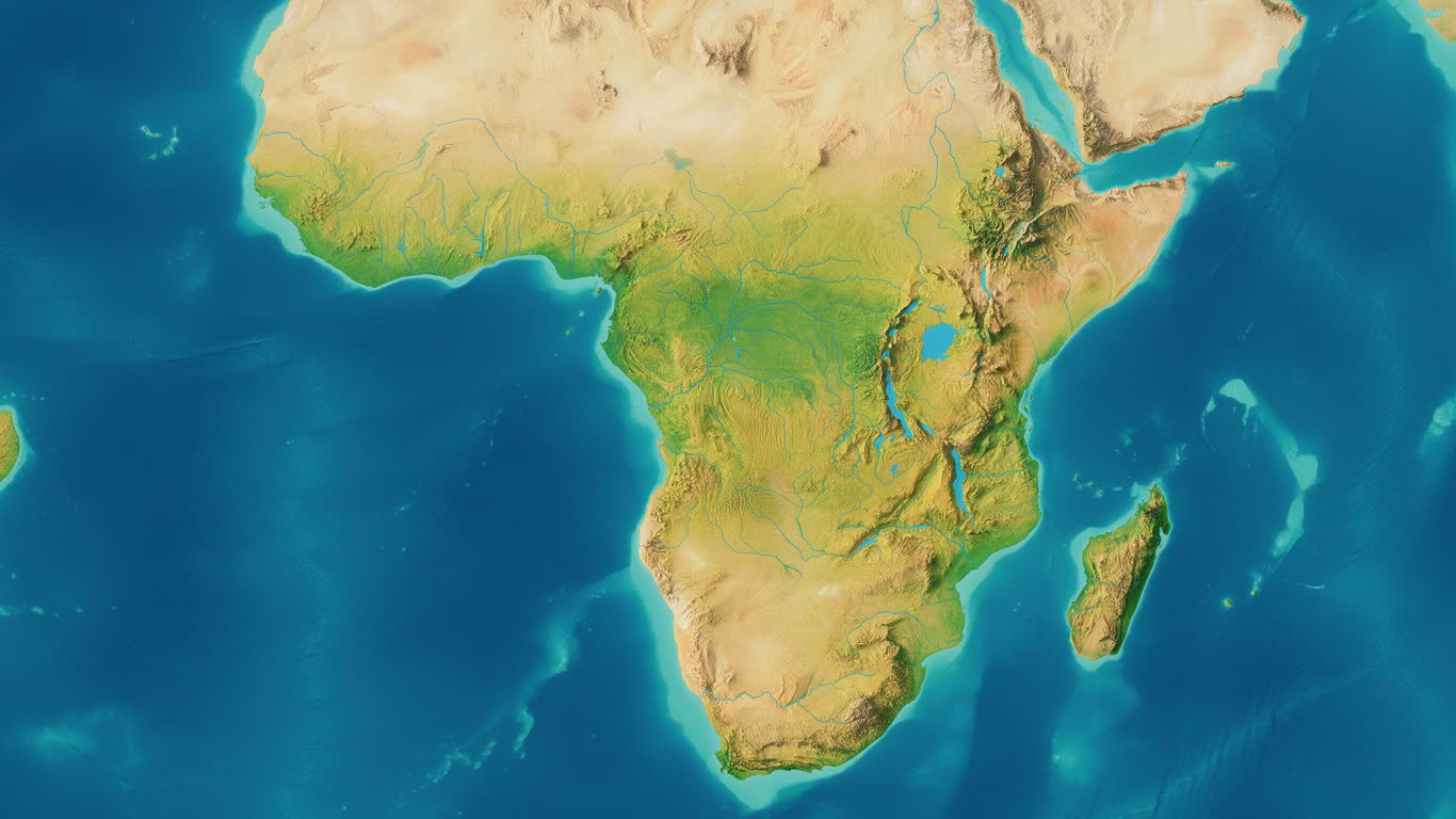 Africa annotated picture vocabulary with labeled objects