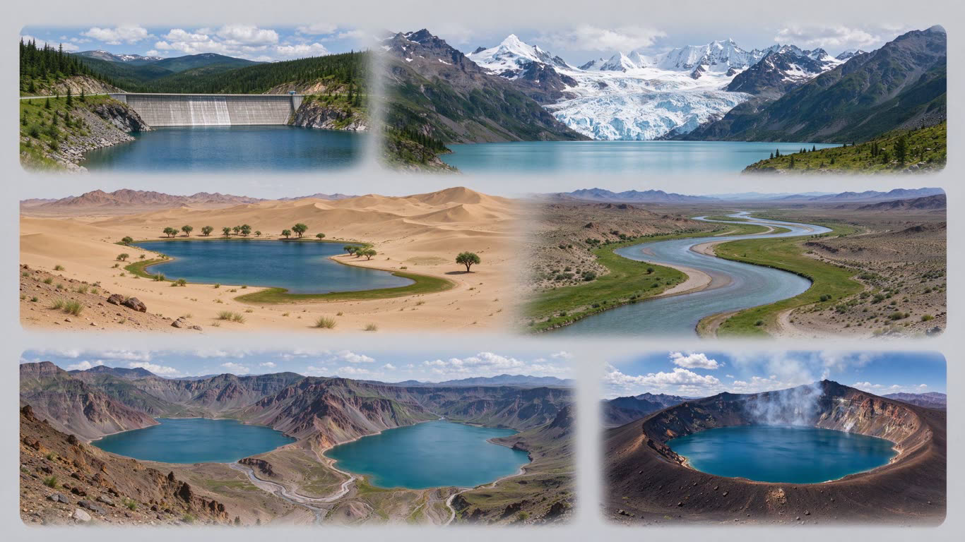 Lake annotated picture vocabulary with labeled objects