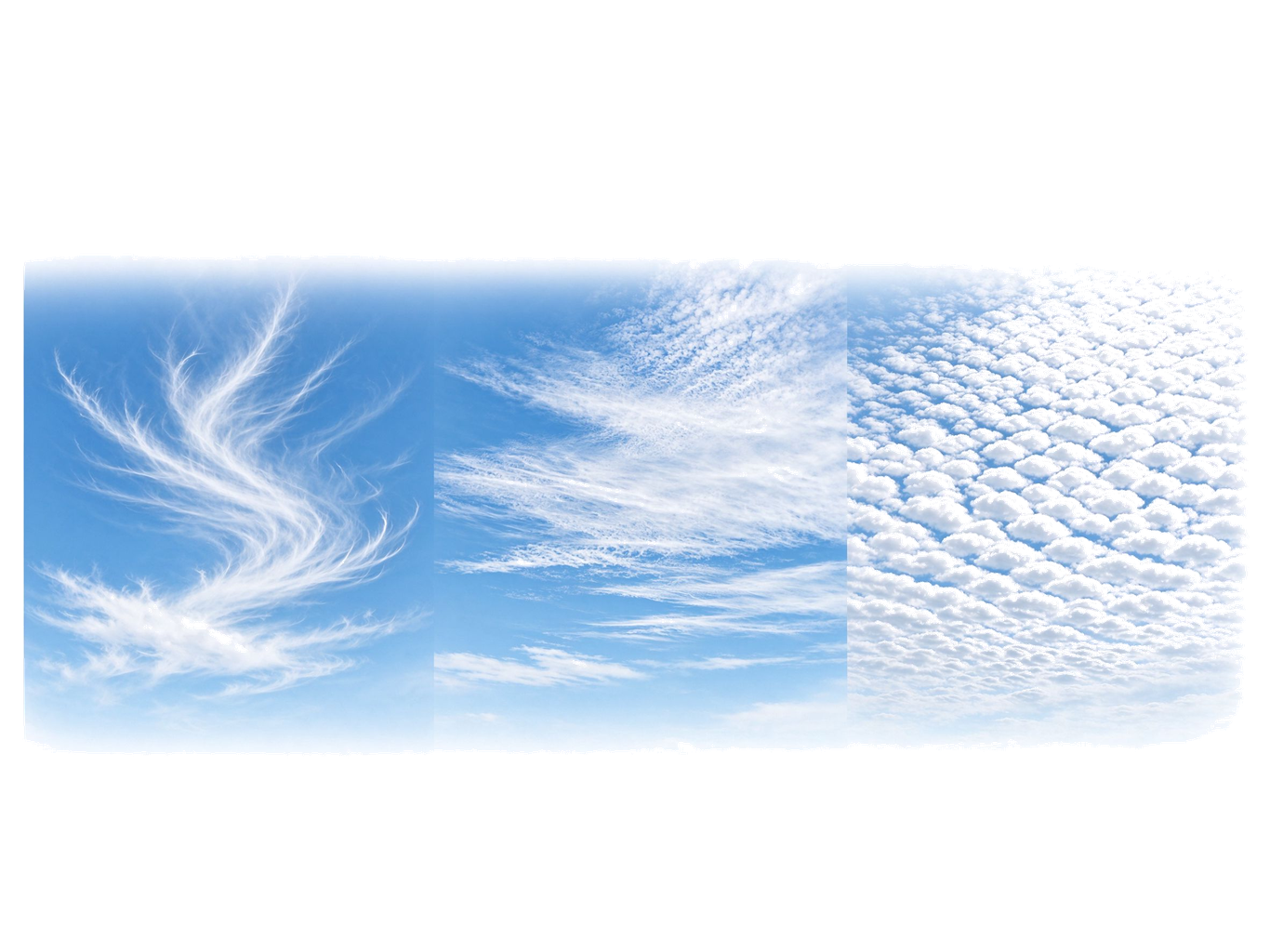 High clouds annotated picture vocabulary with labeled objects