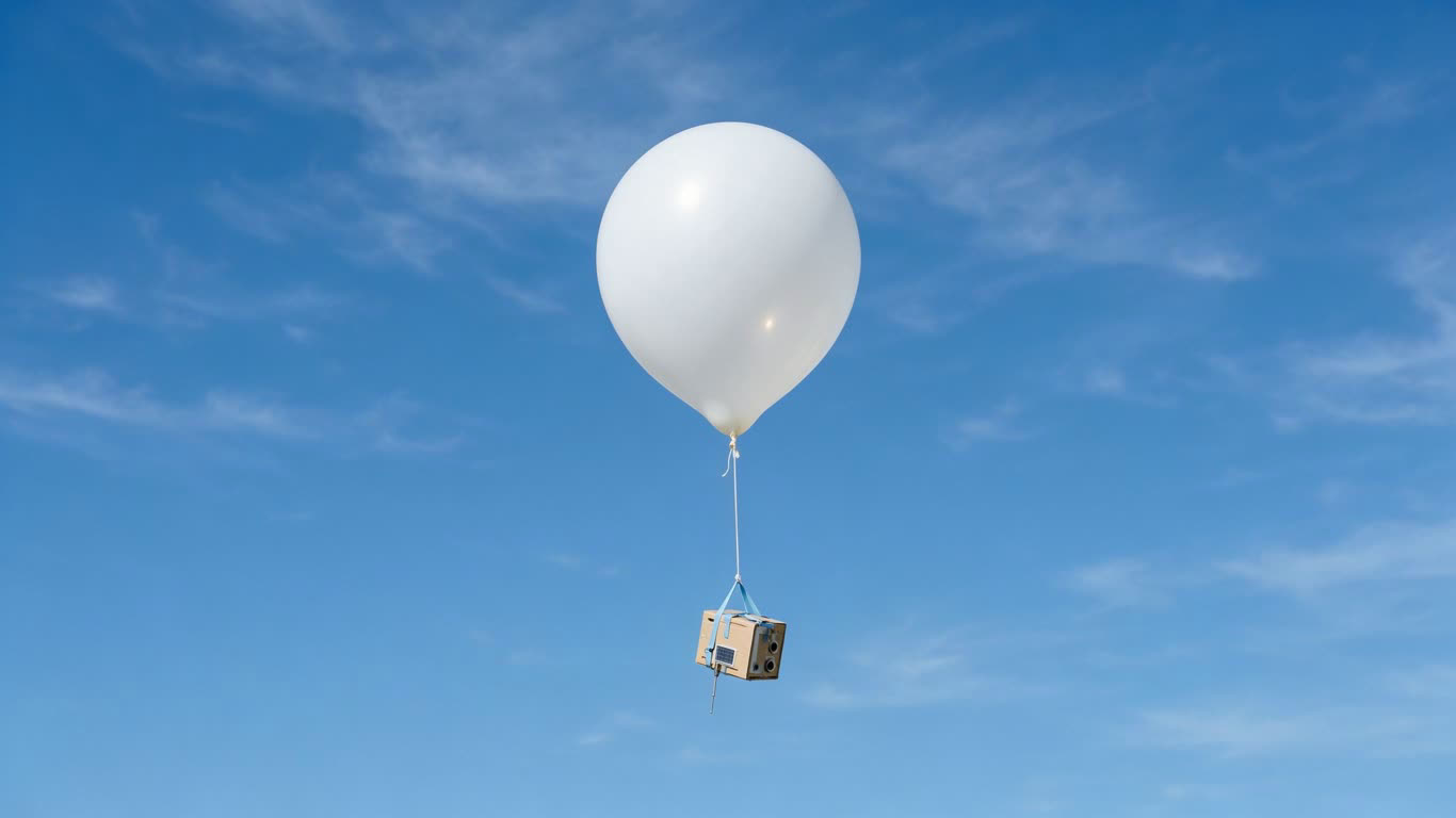 Upper-air sounding annotated picture vocabulary with labeled objects