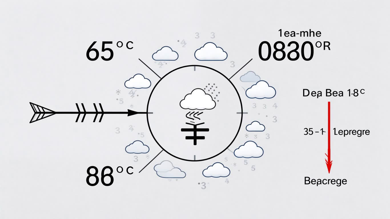 Weather station model annotated picture vocabulary with labeled objects