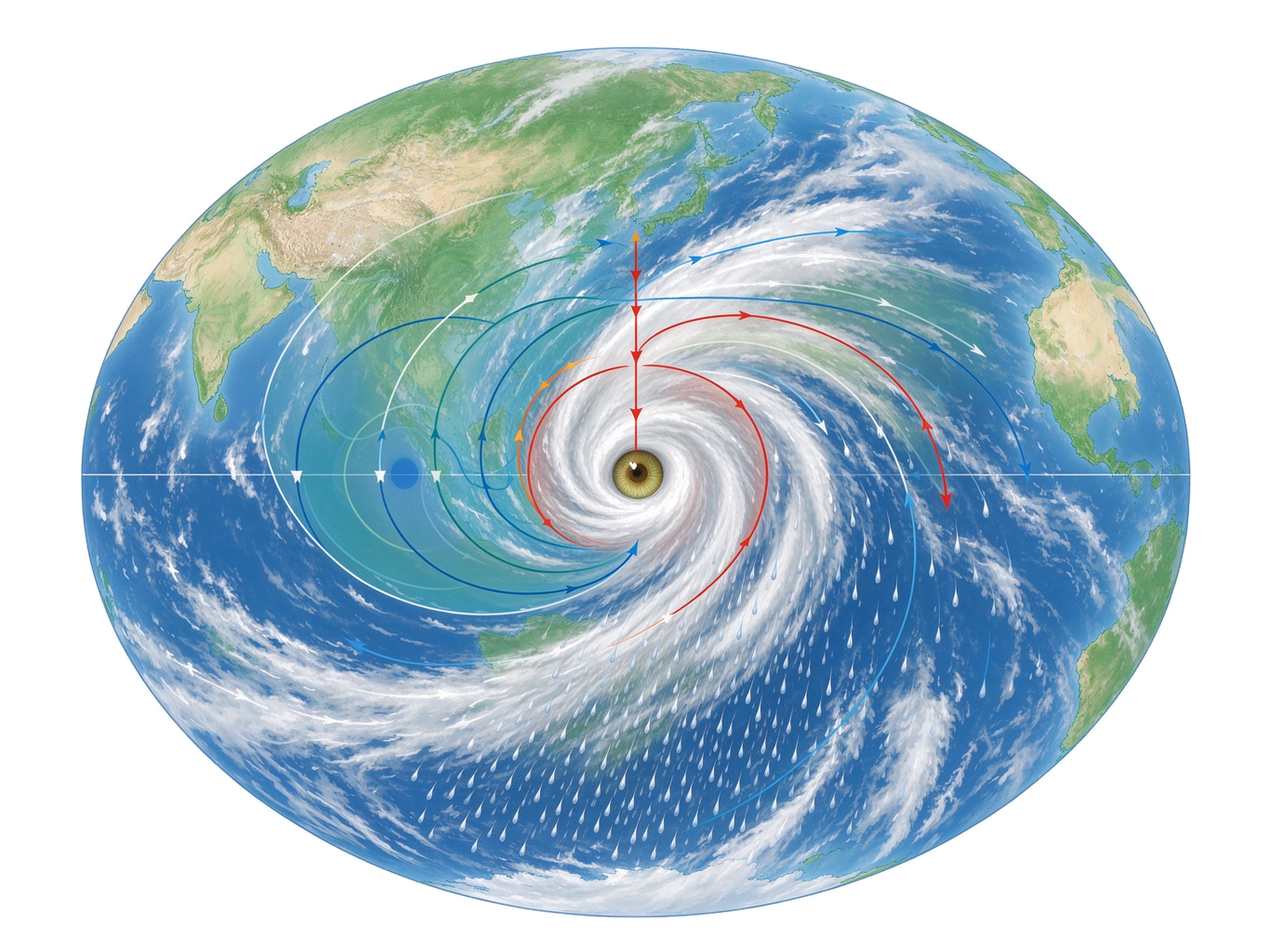 Tropical cyclone annotated picture vocabulary with labeled objects