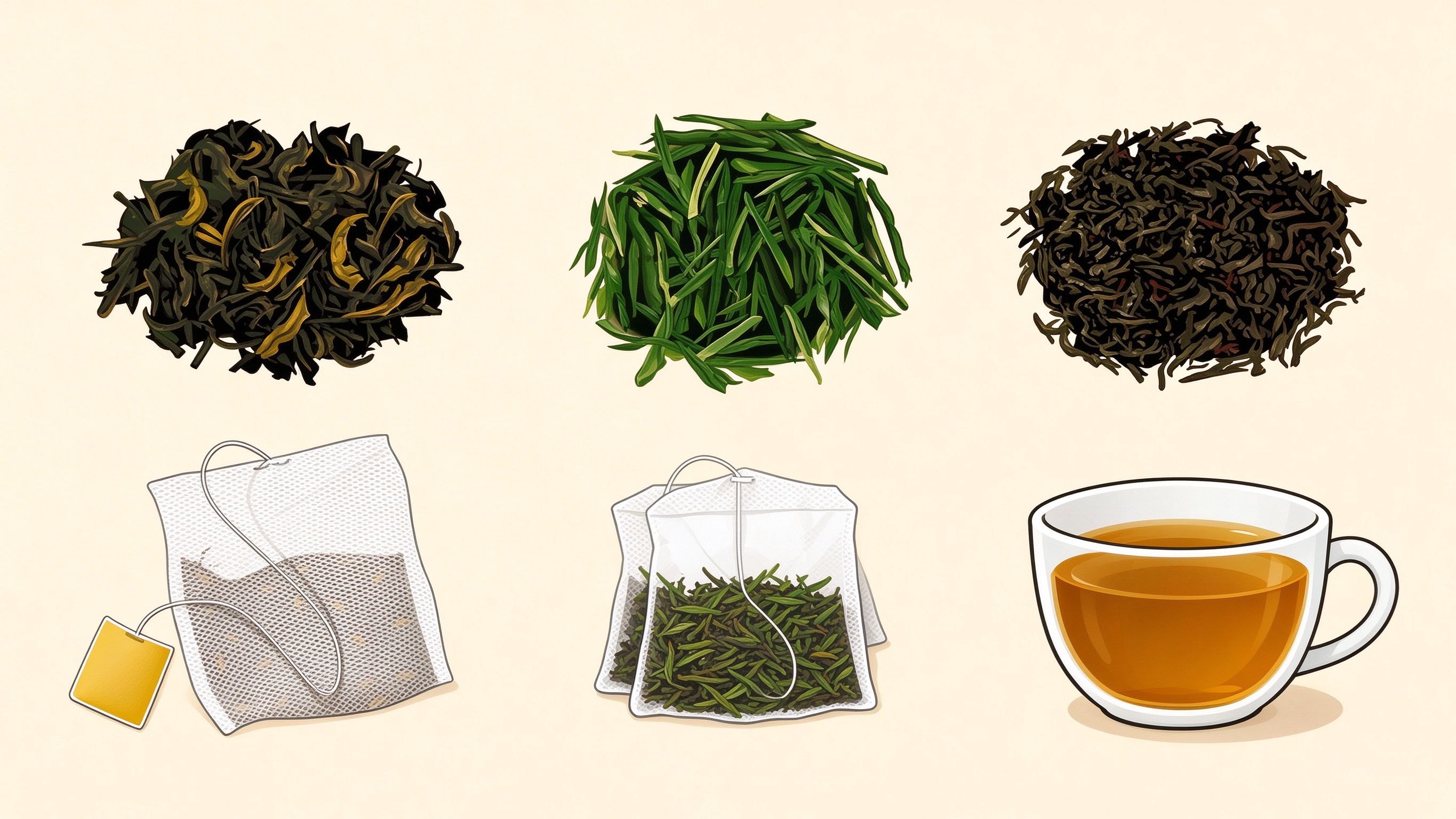 Tea annotated picture vocabulary with labeled objects