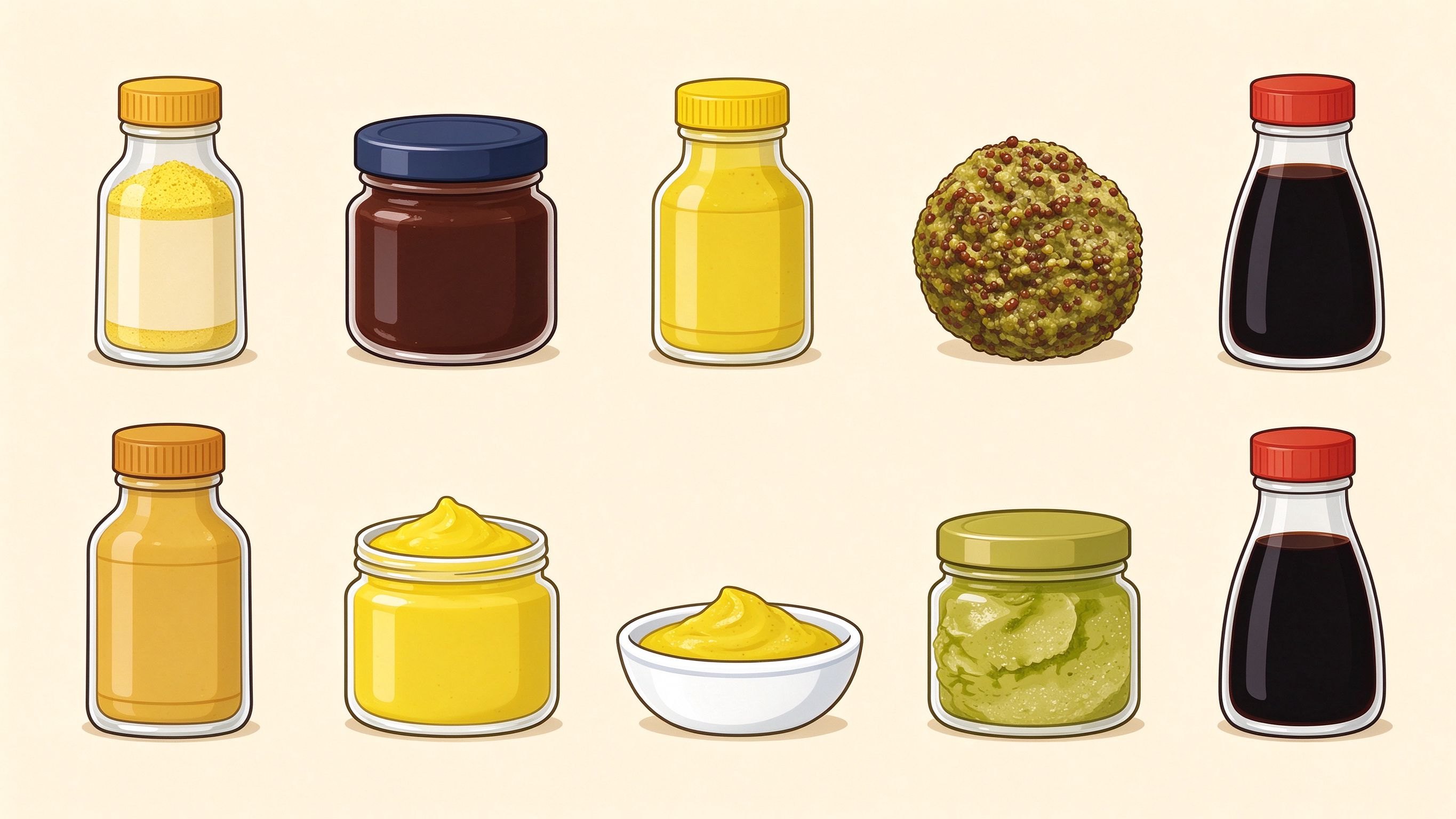 Condiments annotated picture vocabulary with labeled objects