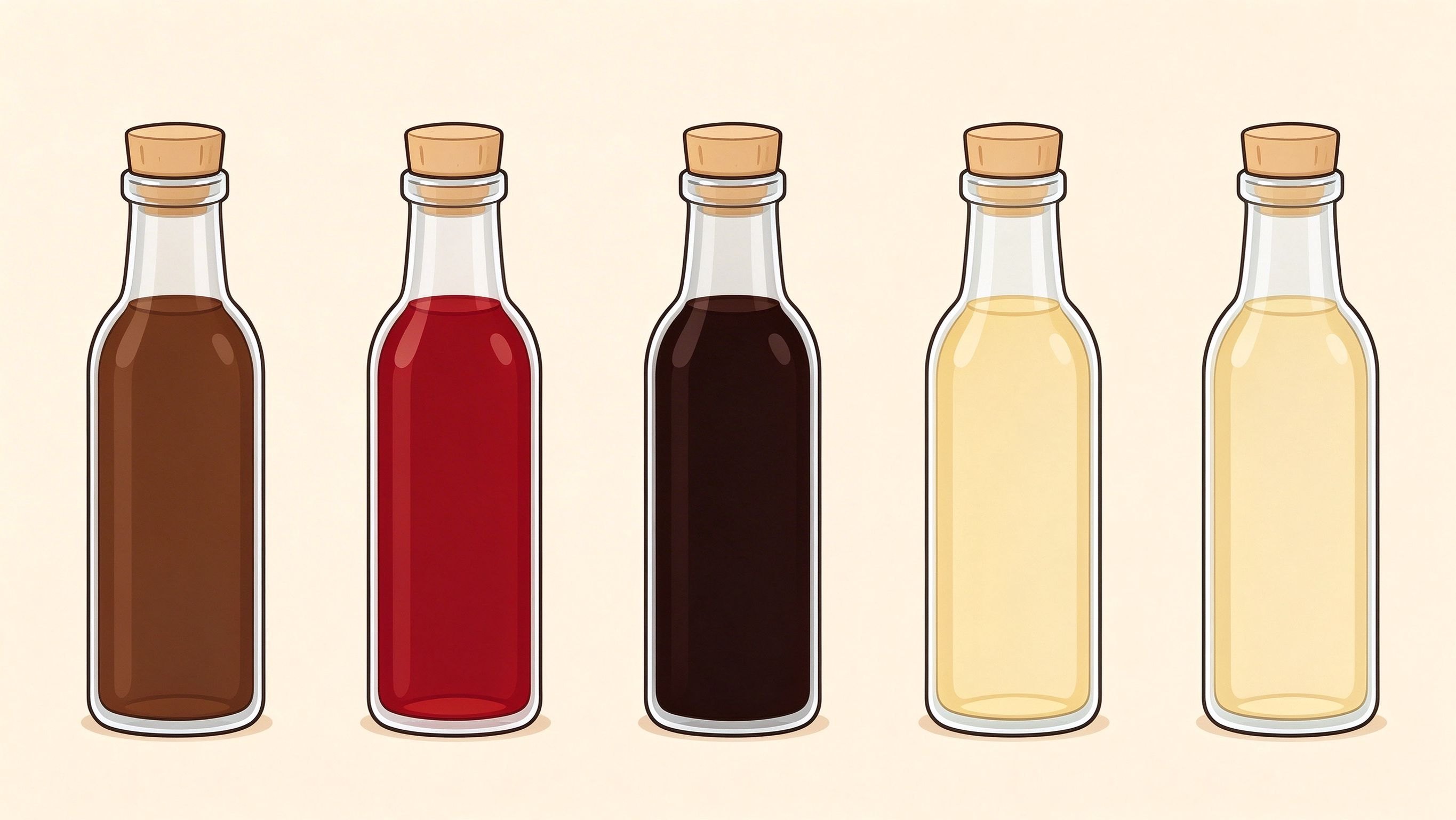Vinegar condiments annotated picture vocabulary with labeled objects