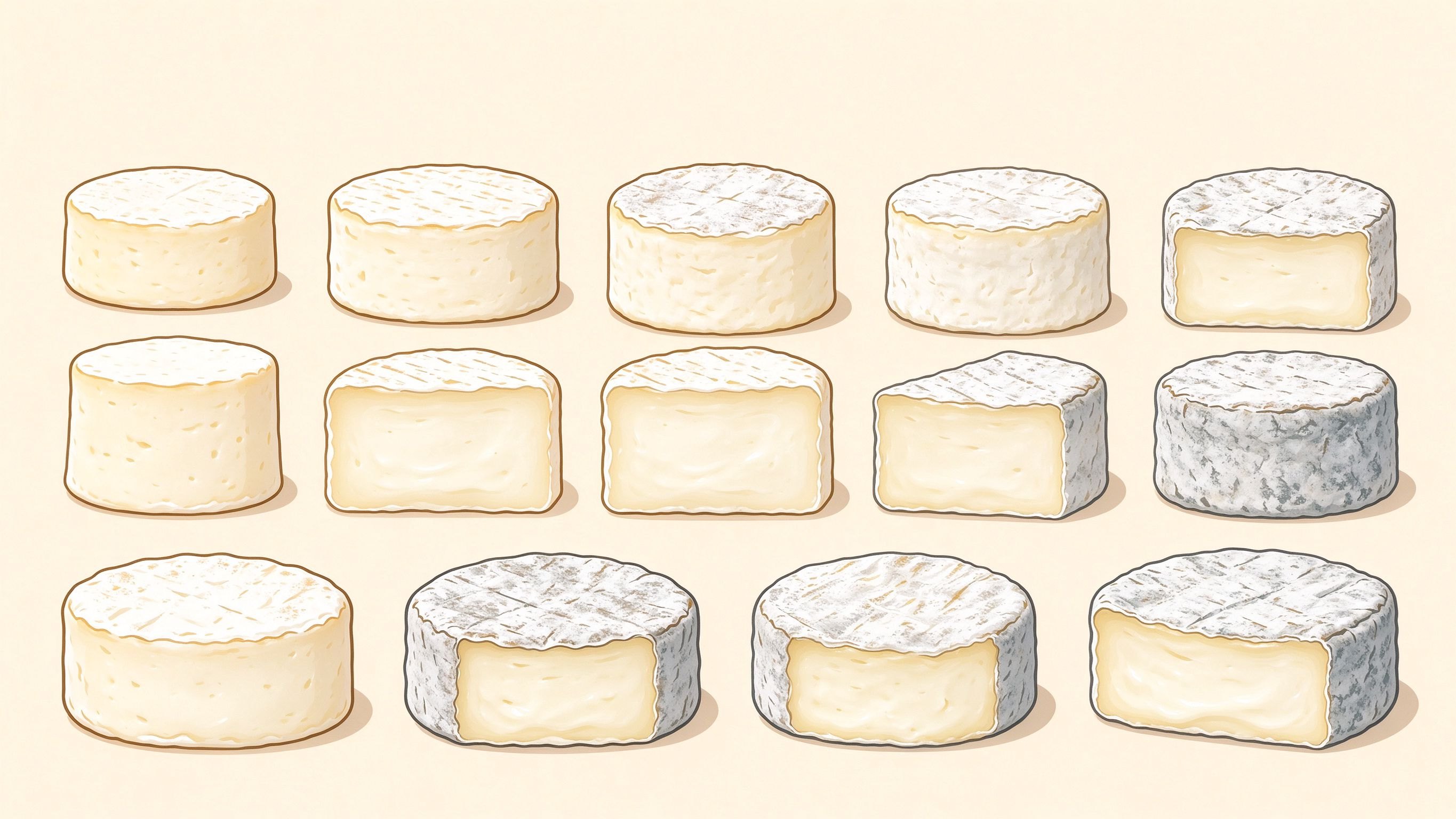 Goat cheese annotated picture vocabulary with labeled objects