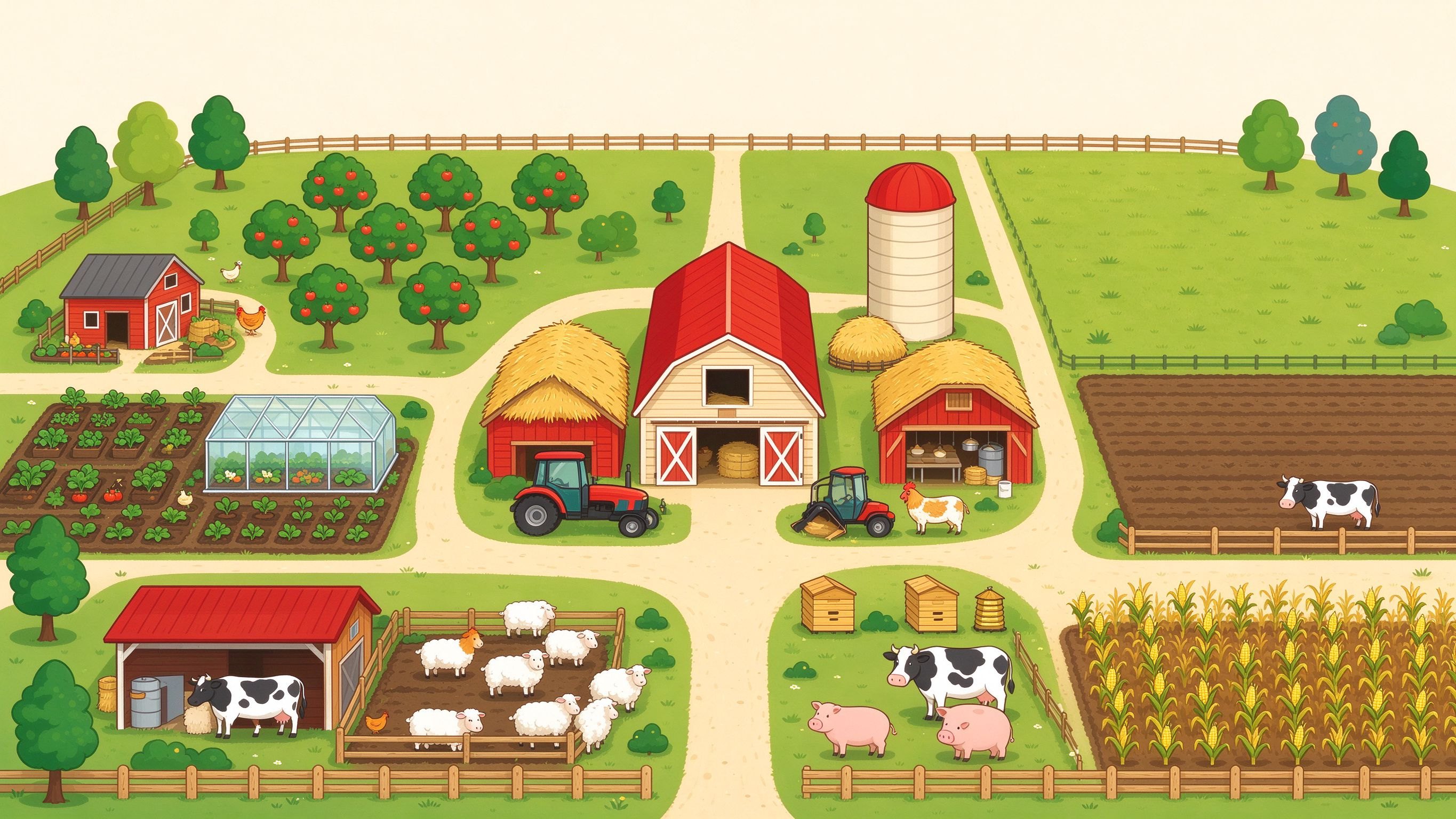 Farm annotated picture vocabulary with labeled objects