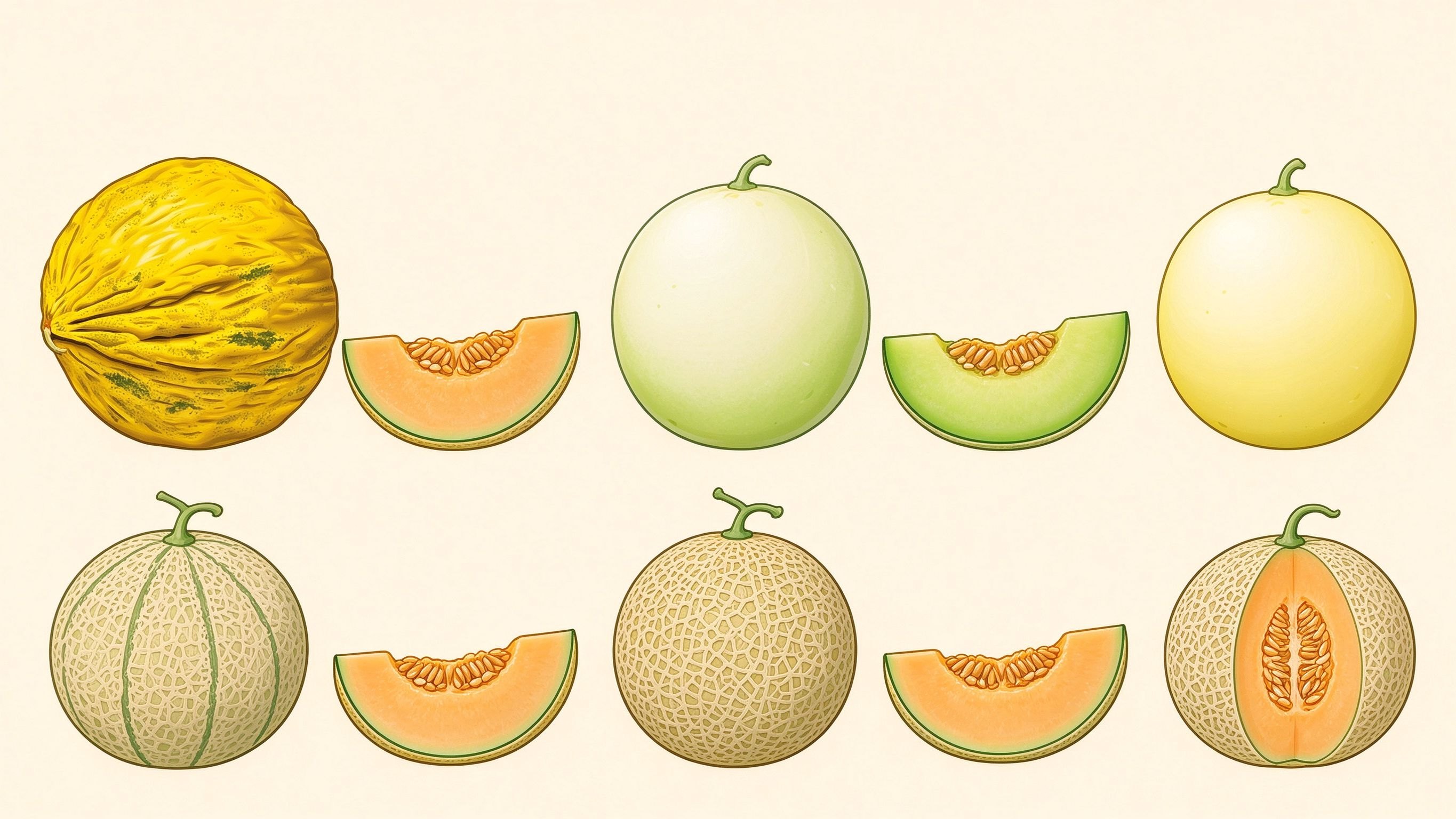 Melons annotated picture vocabulary with labeled objects