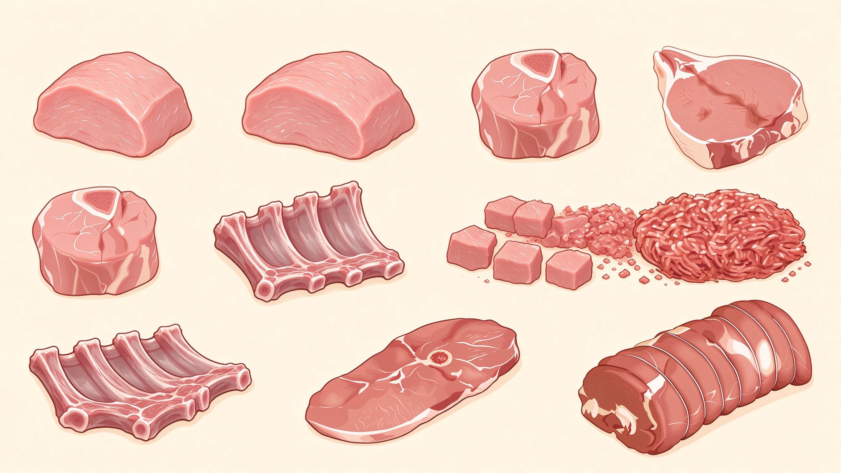 Veal cuts annotated picture vocabulary with labeled objects