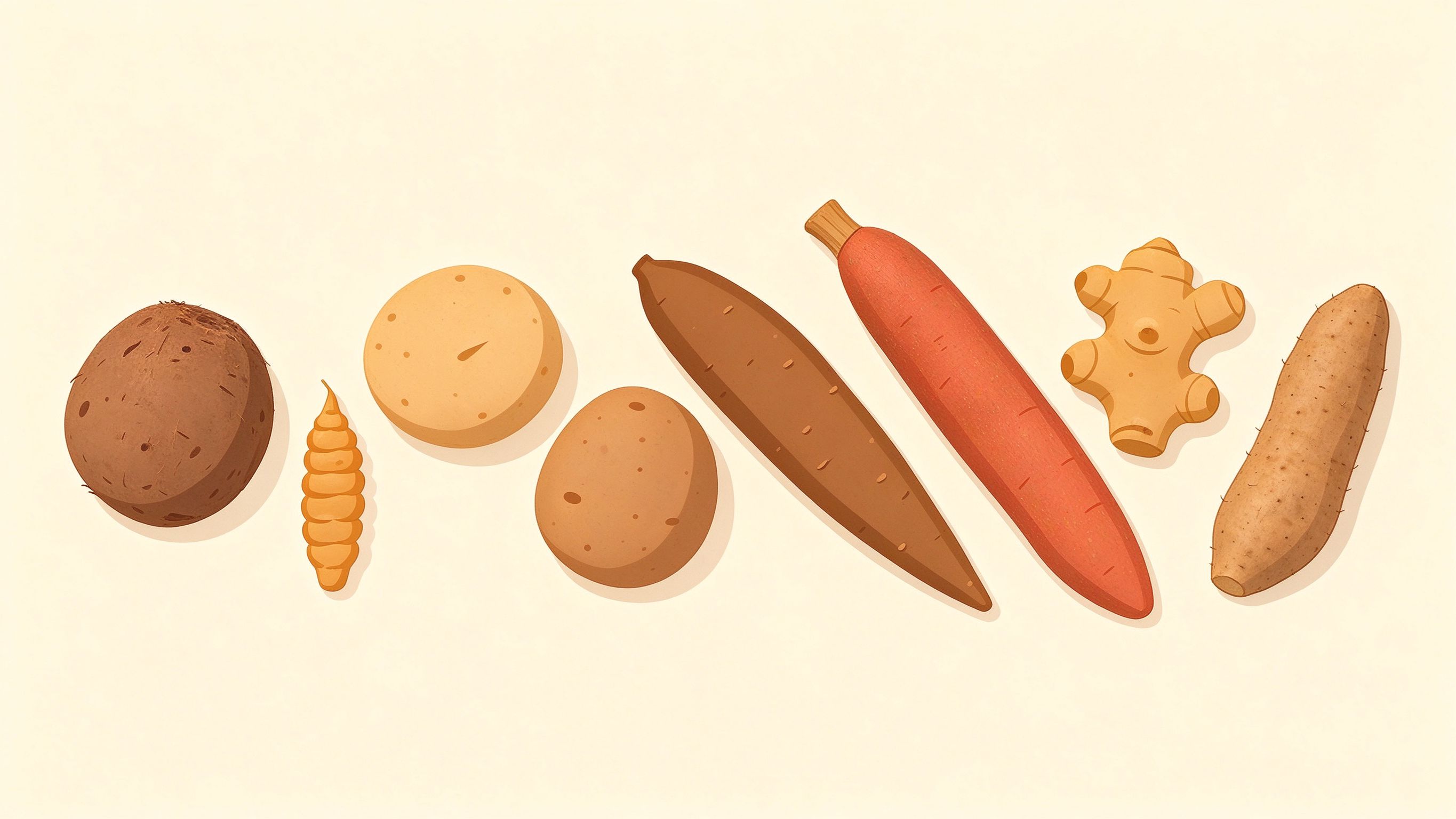 Tuber vegetables annotated picture vocabulary with labeled objects
