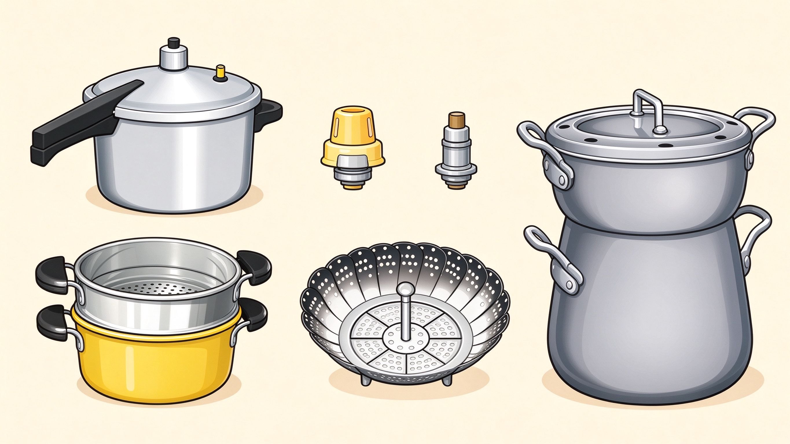 Cookware II annotated picture vocabulary with labeled objects