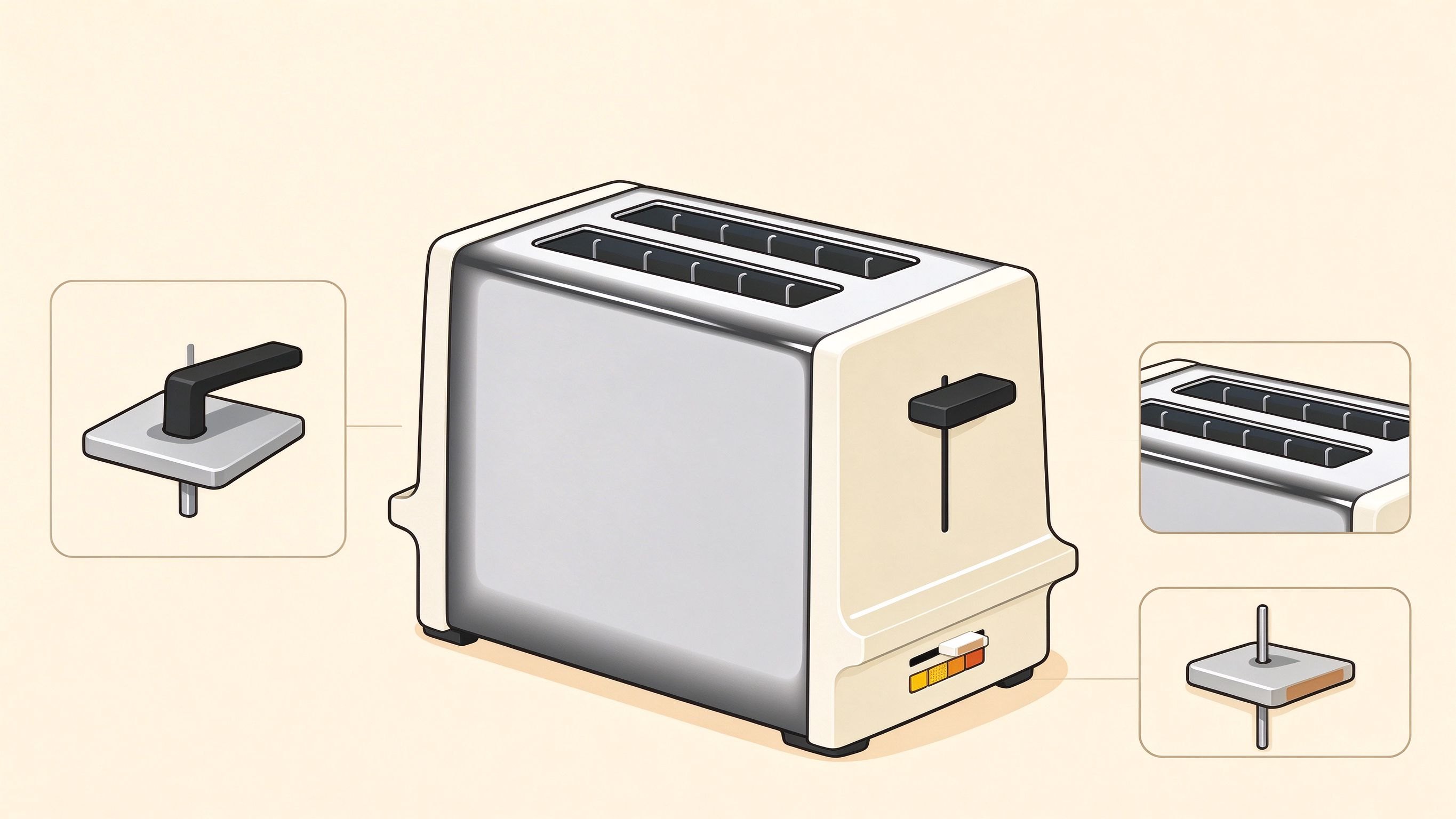 Toaster annotated picture vocabulary with labeled objects