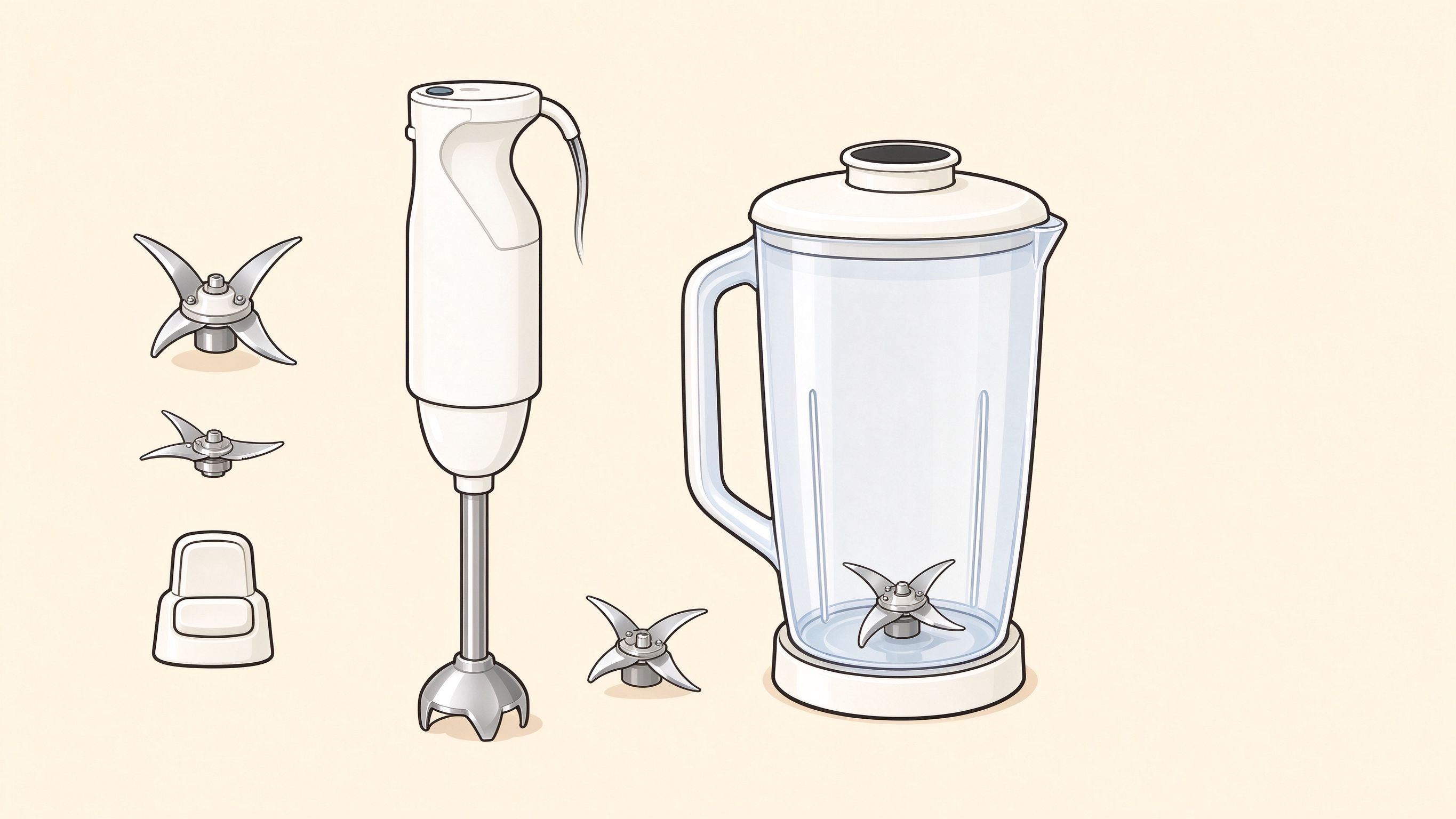 Blenders and mixers annotated picture vocabulary with labeled objects