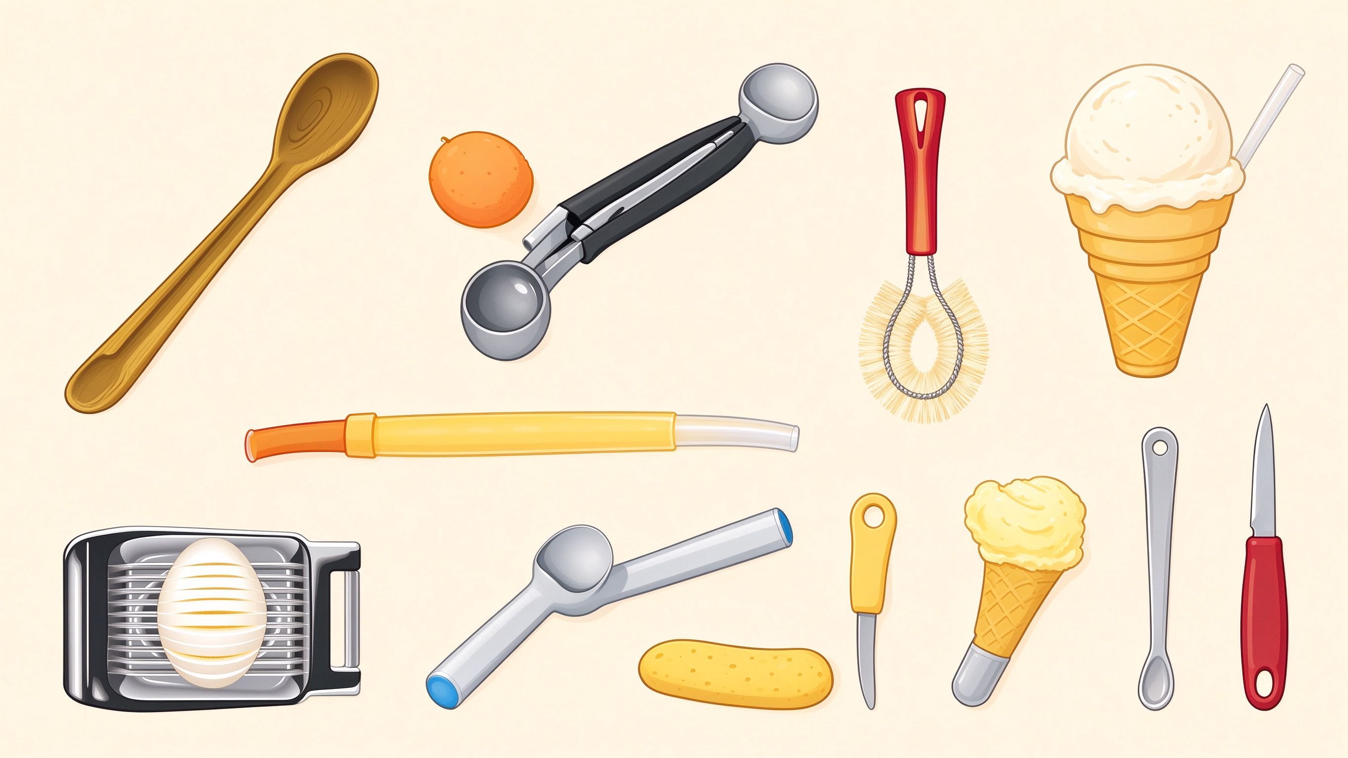 Other kitchen tools III annotated picture vocabulary with labeled objects