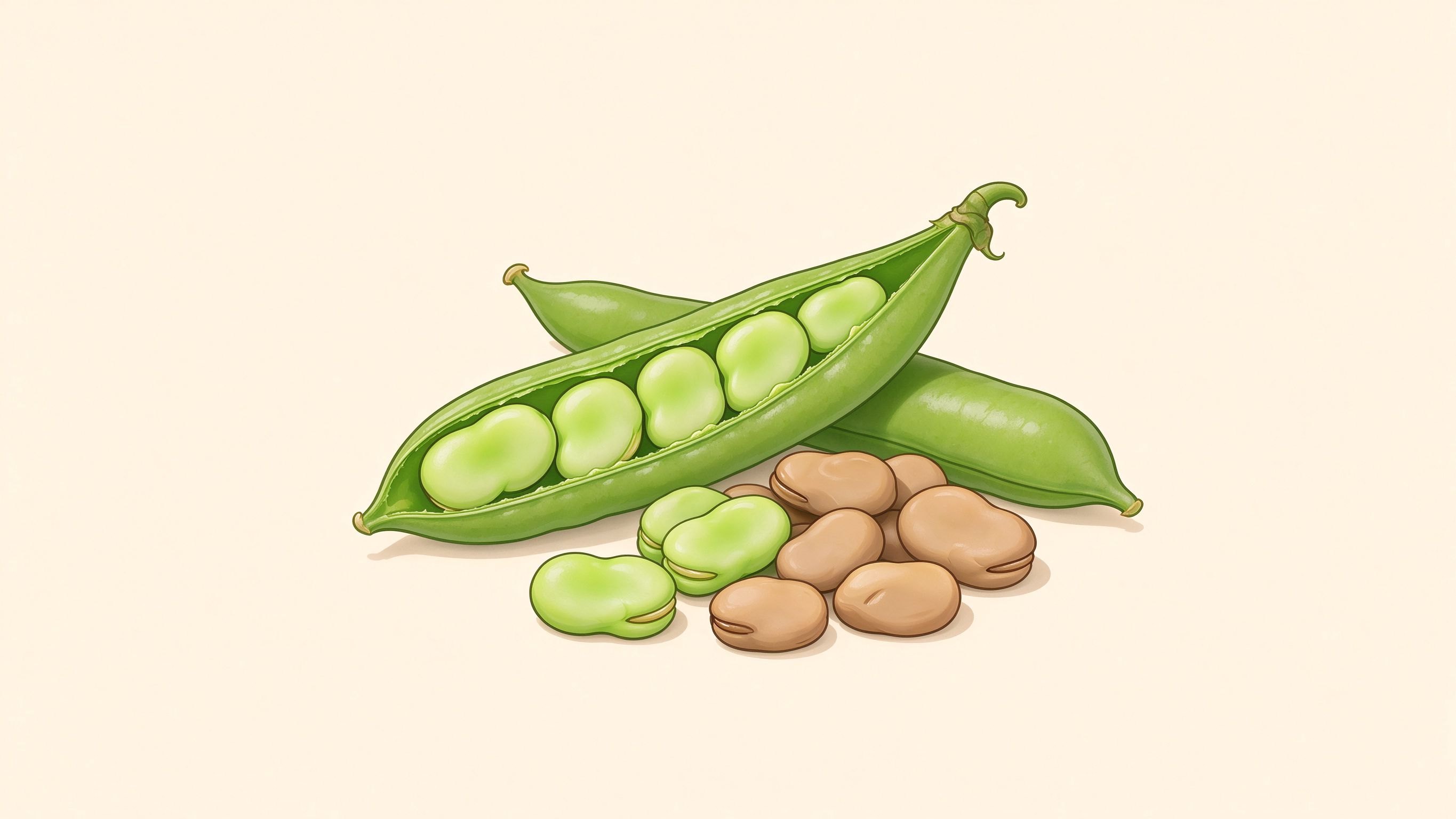 Broad bean annotated picture vocabulary with labeled objects