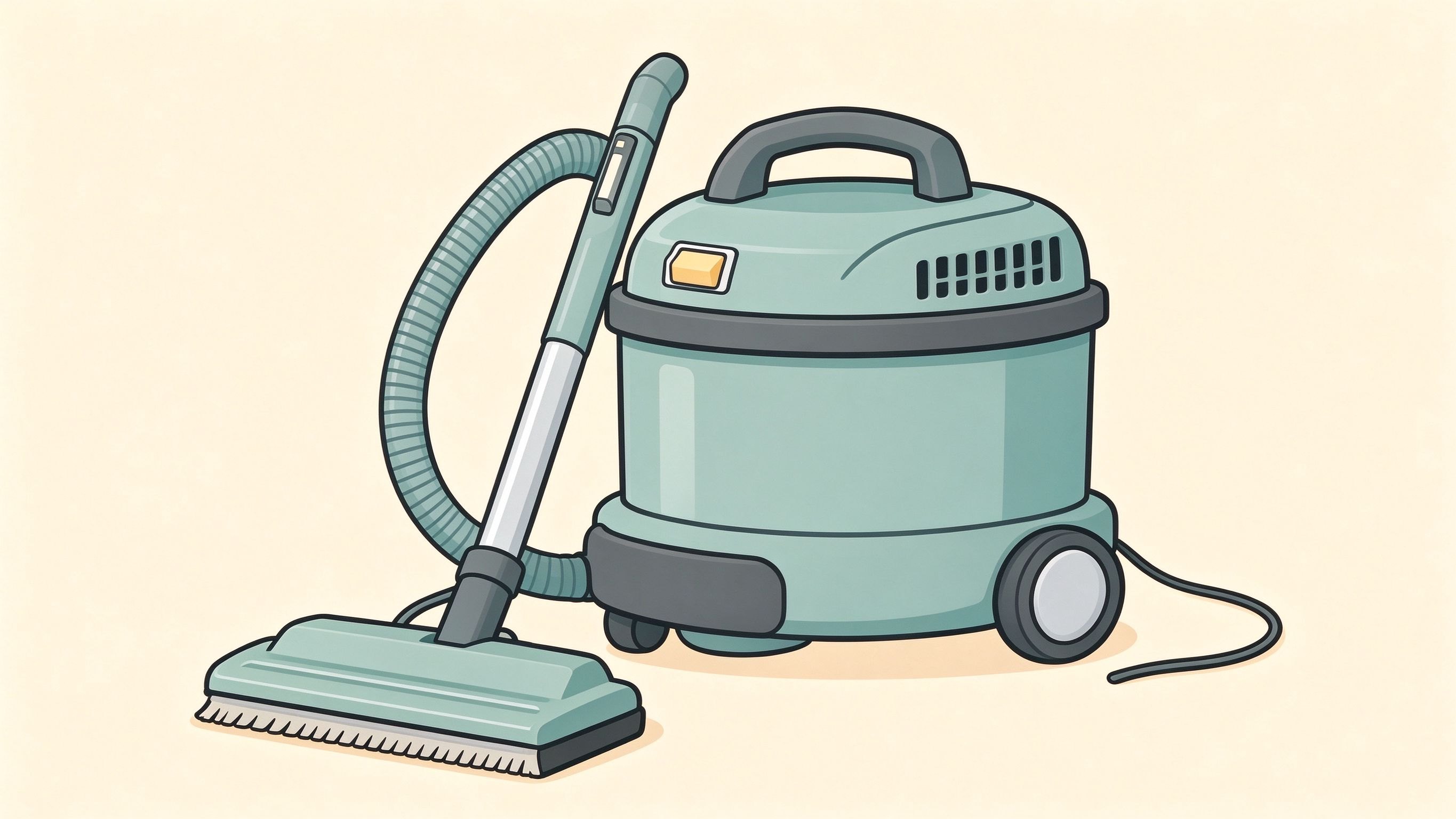 Cylinder vacuum annotated picture vocabulary with labeled objects