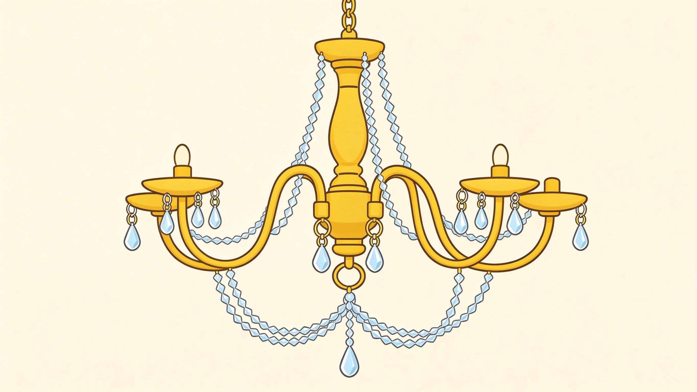 Pendant light annotated picture vocabulary with labeled objects