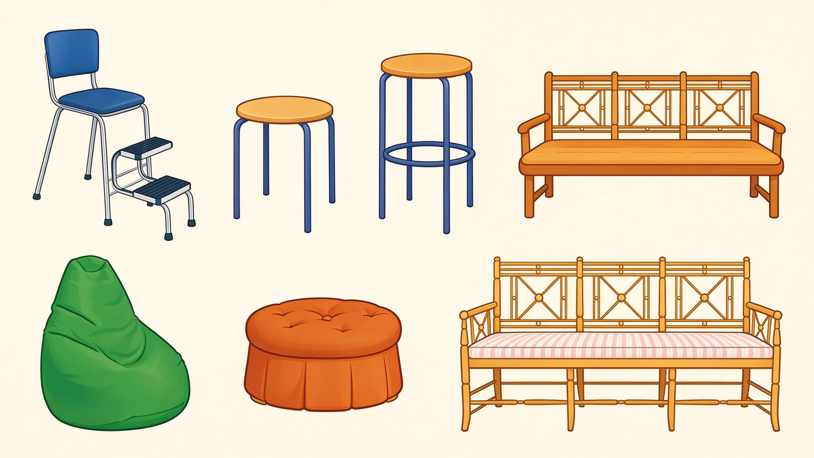 Seating annotated picture vocabulary with labeled objects